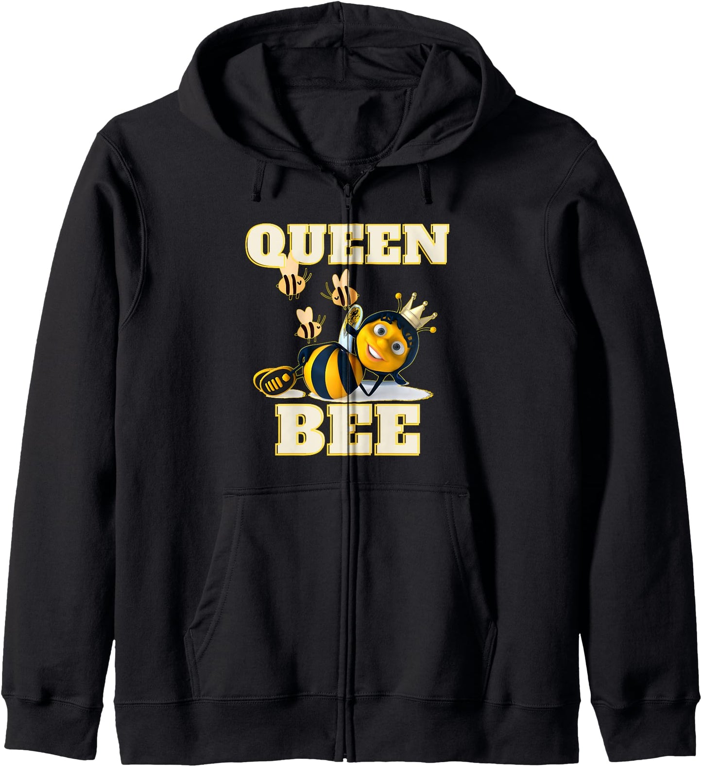 Funny Queen Bee Lady Boss - Cute Cartoon Anime Classic Hoodie