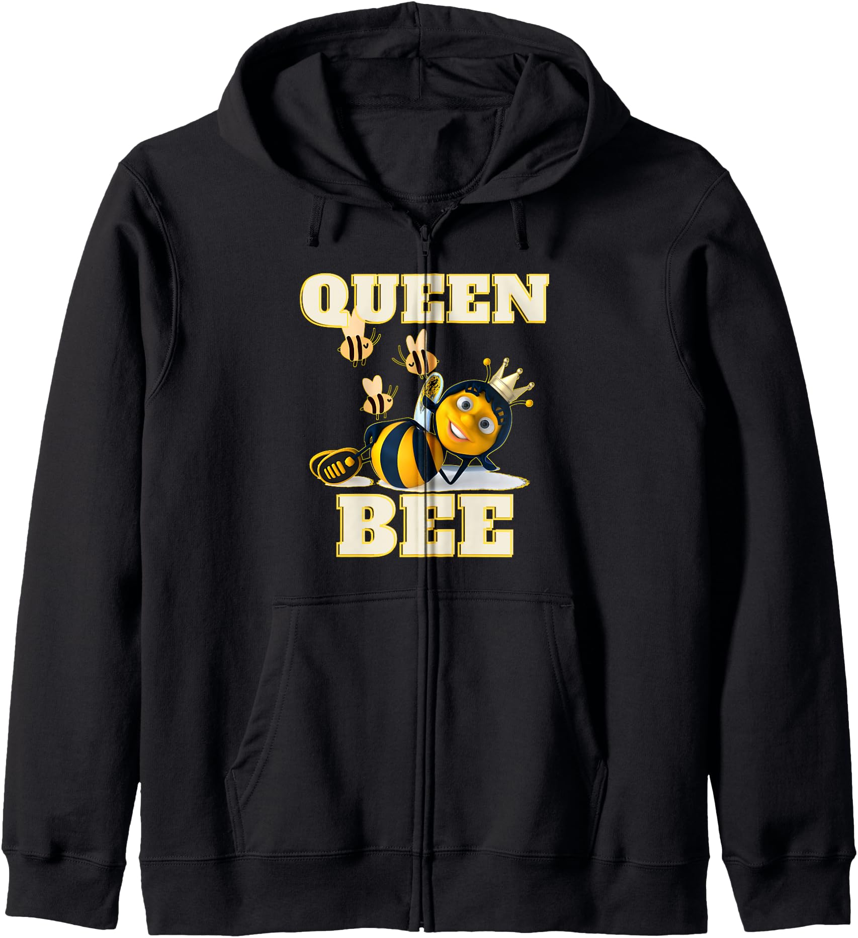 Funny Queen Bee Lady Boss - Cute Cartoon Anime Classic Hoodie