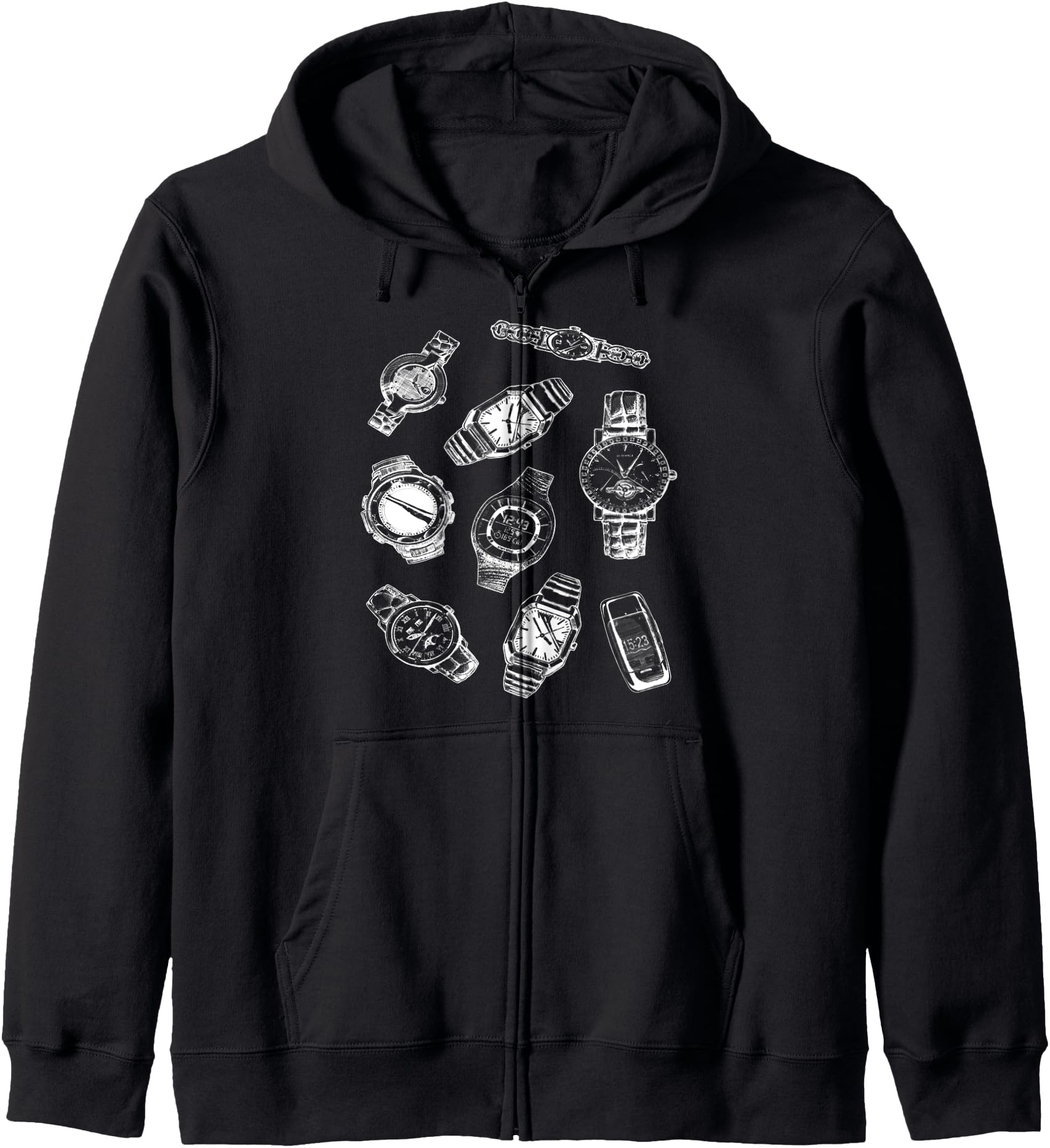 Wristwatches I Luxury Watch Watches Collector Zip Hoodie