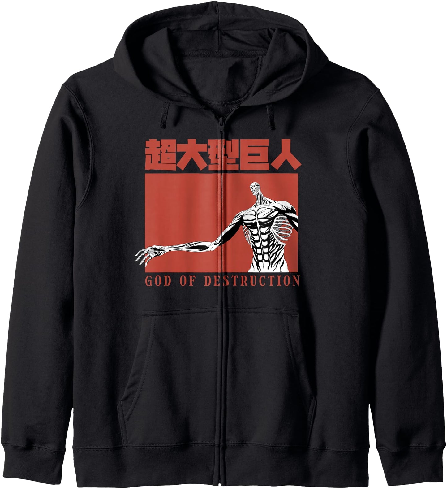 Attack on Titan Season 4 God of Destruction Titan AOT Anime Hoodie
