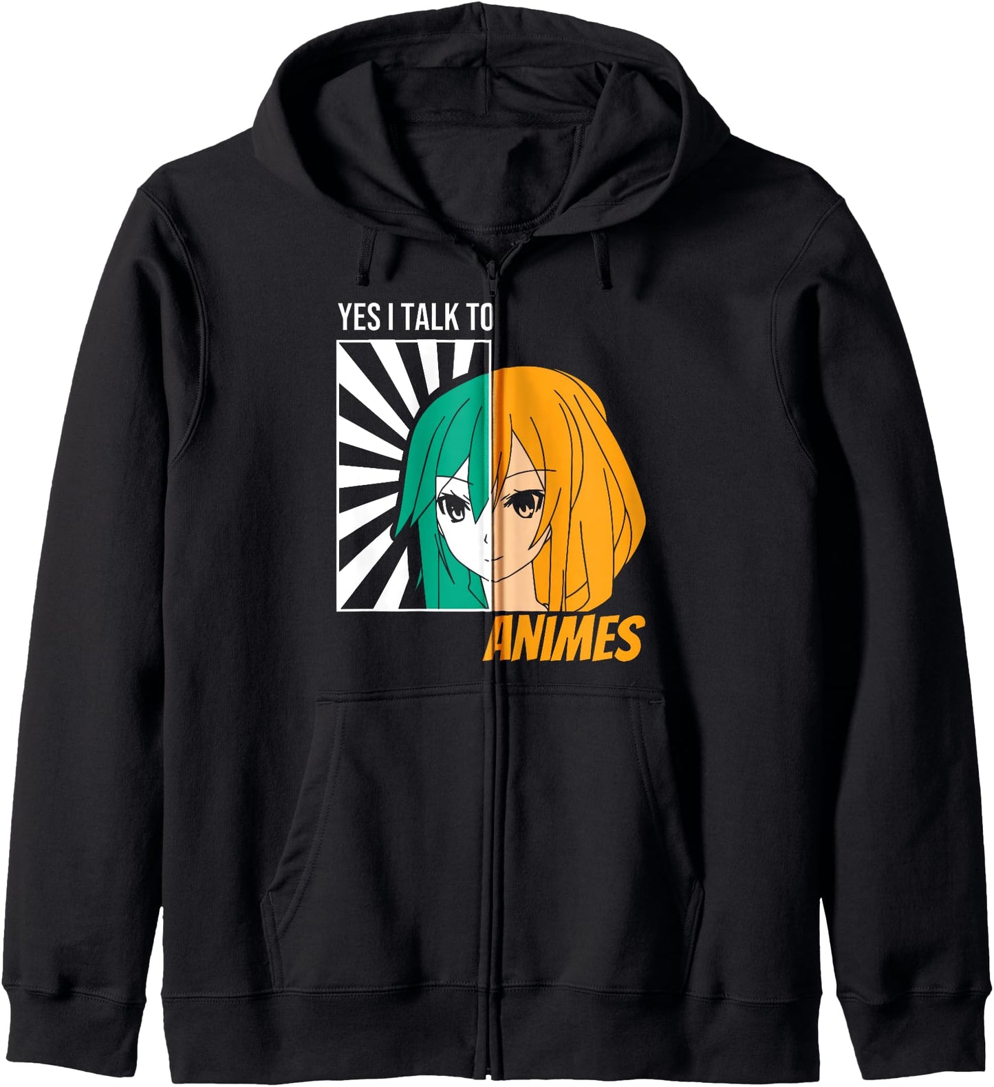 Yes I Talk To Animes Hoodie