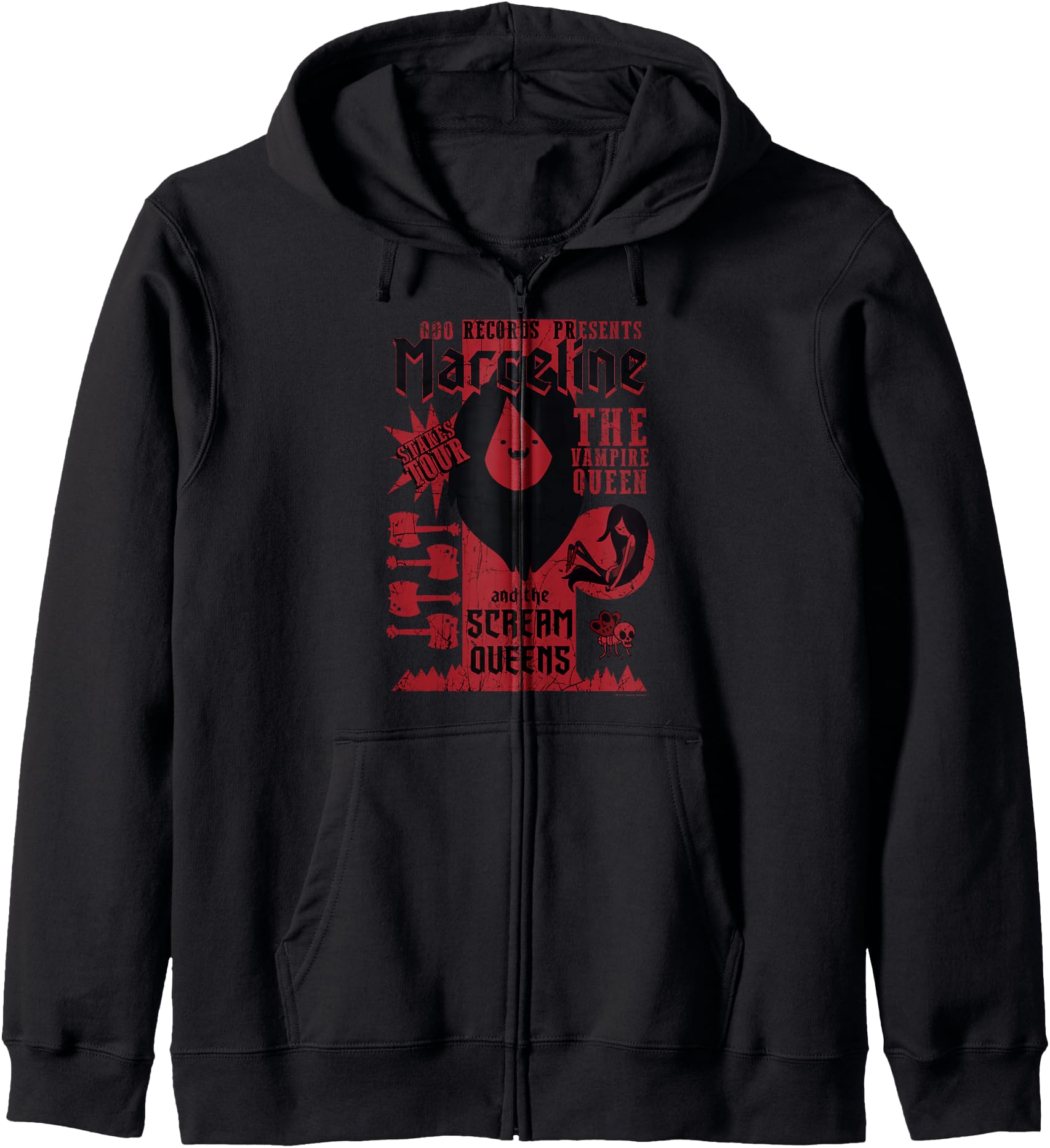 CN Adventure Time Ooo Records Presents Marceline Zip Hoodie
