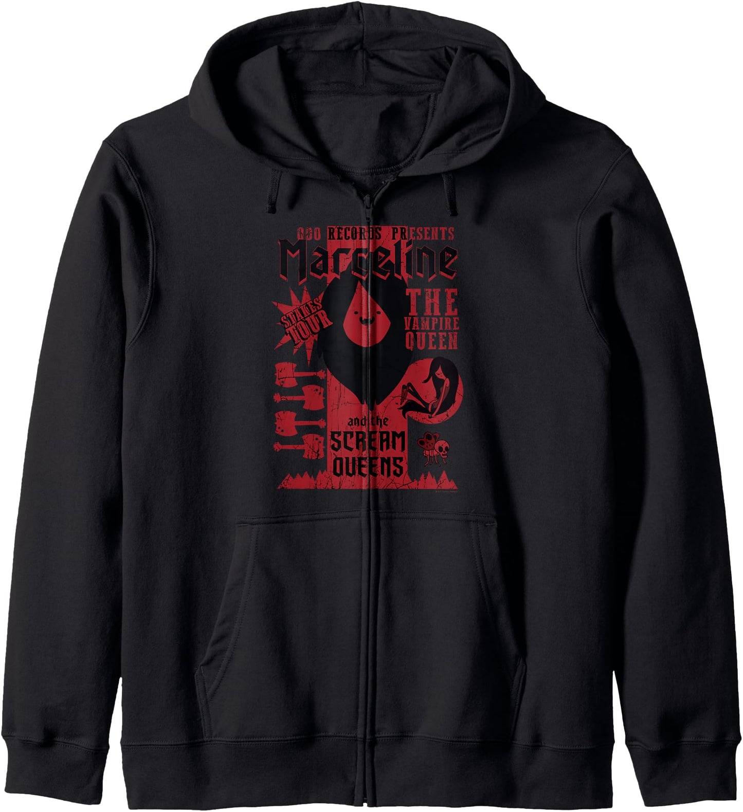 CN Adventure Time Ooo Records Presents Marceline Zip Hoodie