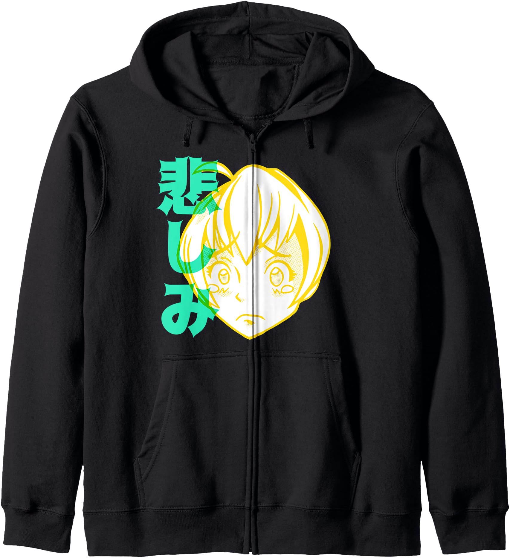 Sad Anime Girl Japanese Hoodie