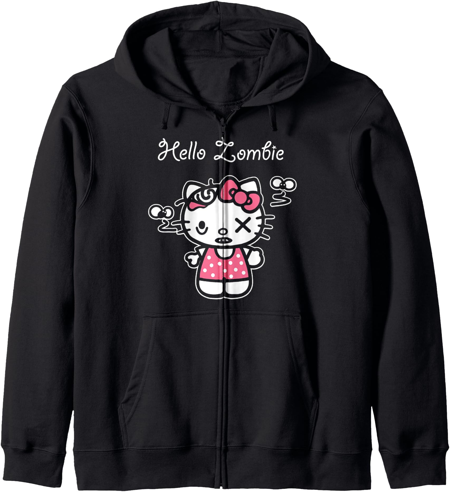 Hello Zombie Tee Shirt Zip Hoodie