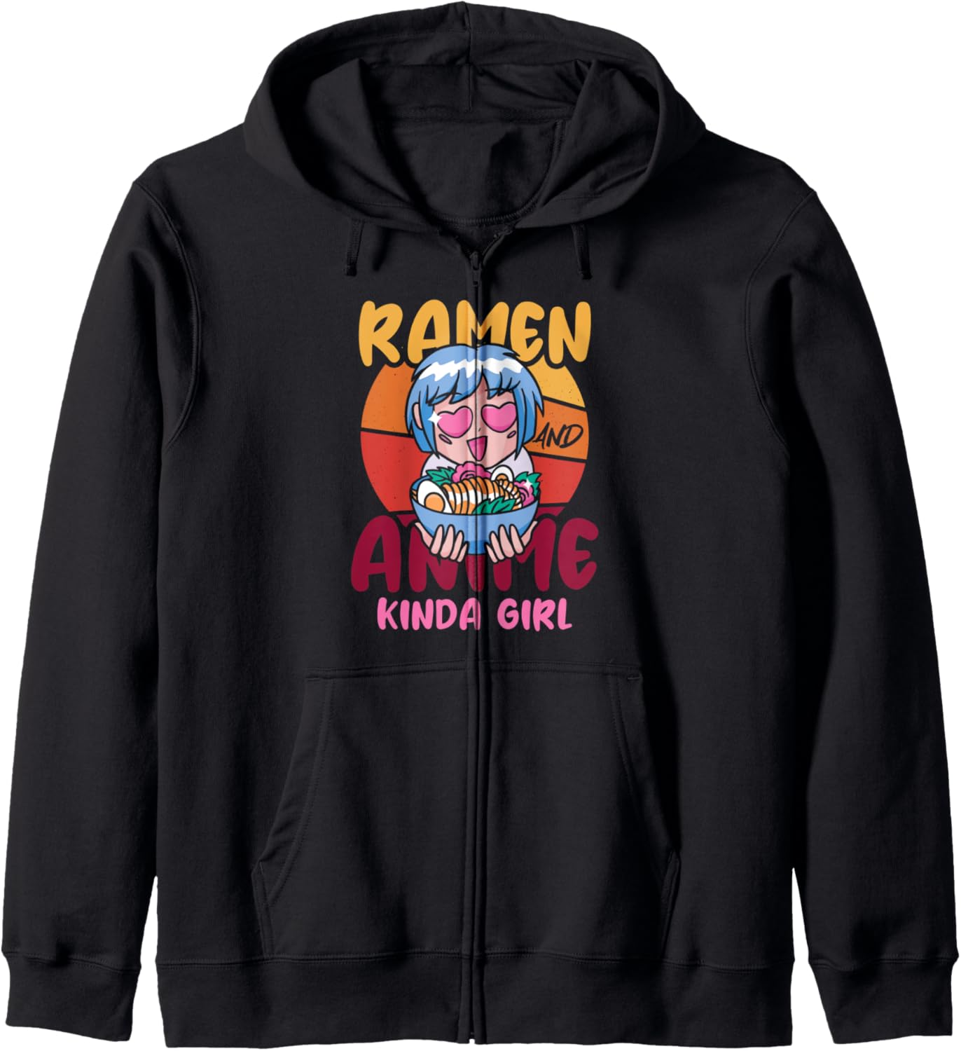 Anime and Ramen Kina Girl Cute Girls Anime Hoodie
