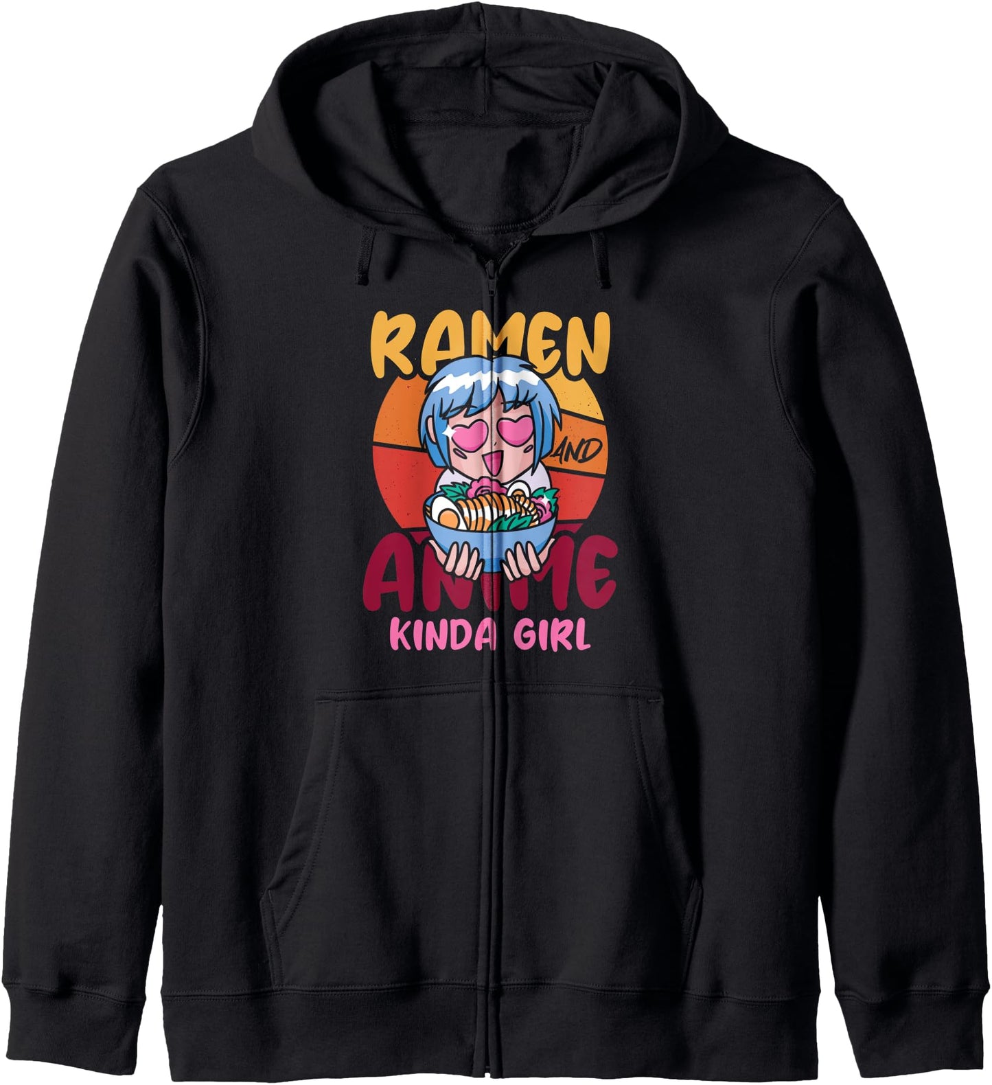 Anime and Ramen Kina Girl Cute Girls Anime Hoodie