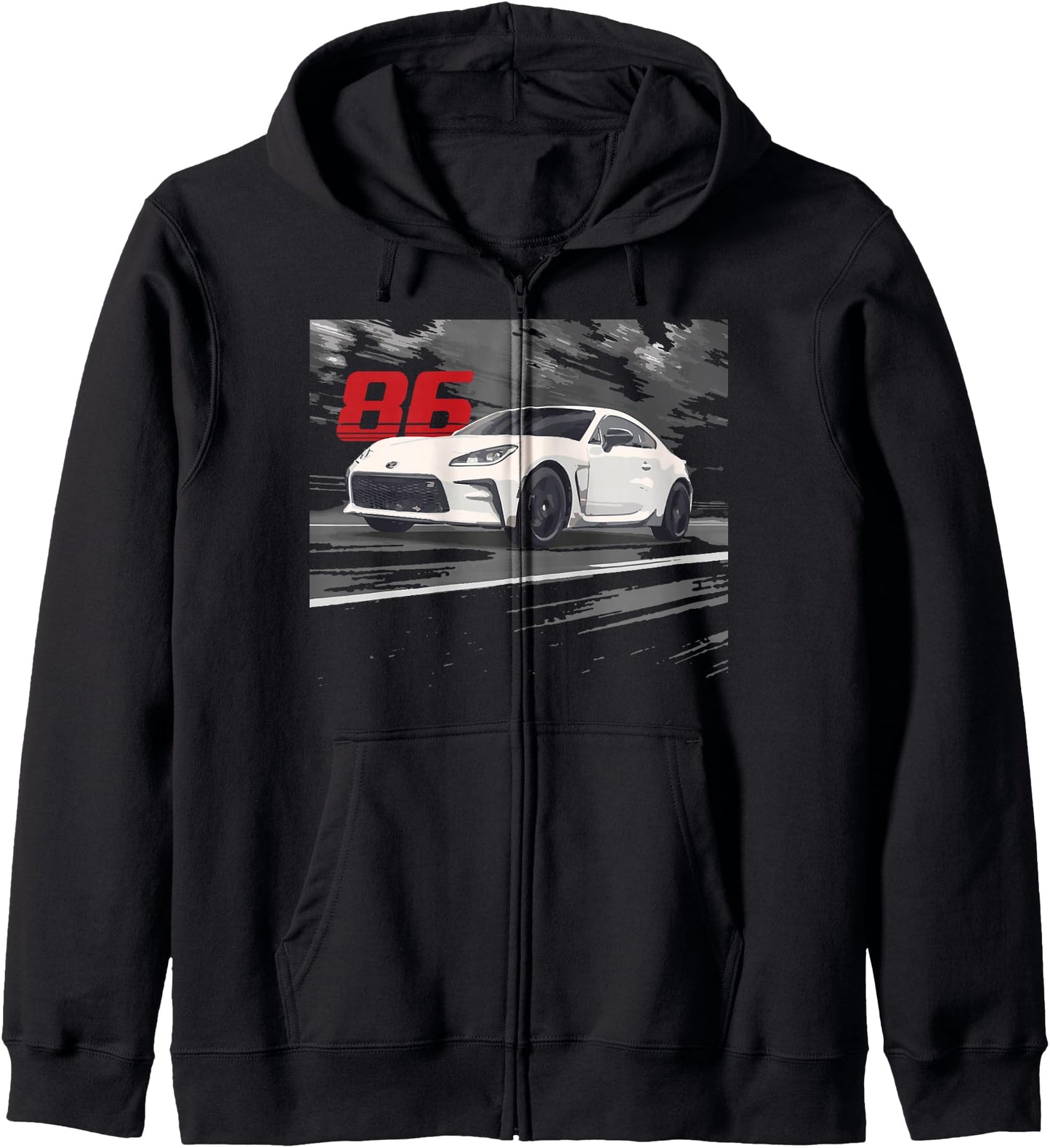 JDM Car Street Drift Race DK Tsuchiya 86 anime Hoodie