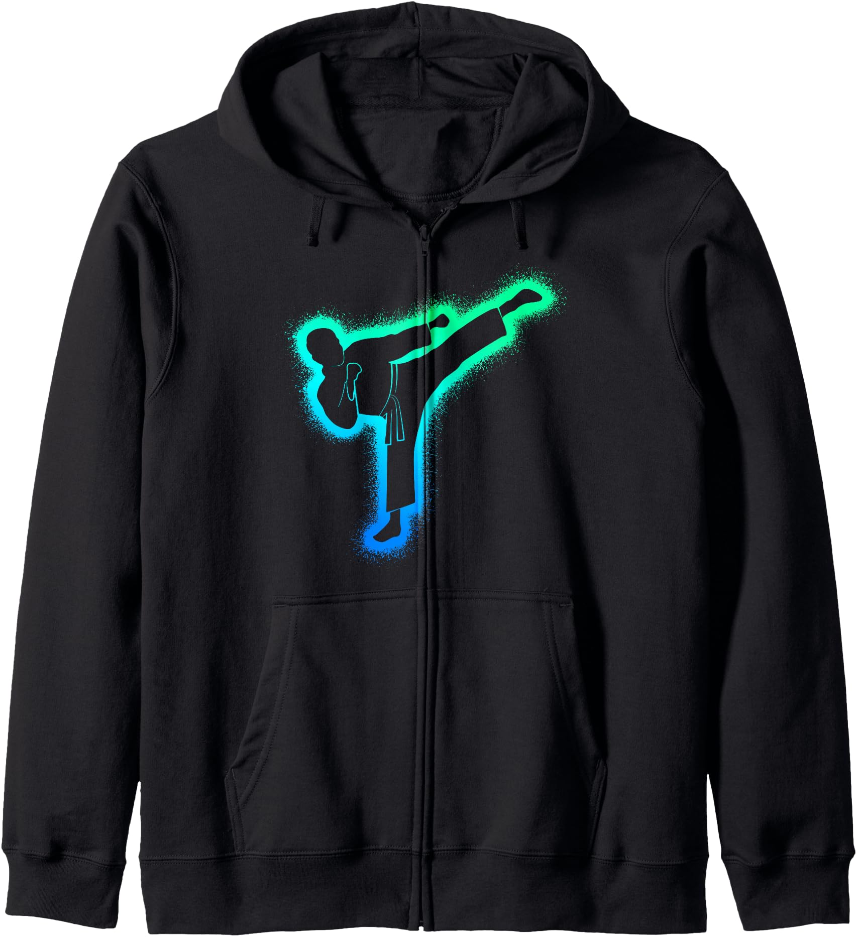 Taekwondo Martial Arts Men Boys Karate Zip Hoodie