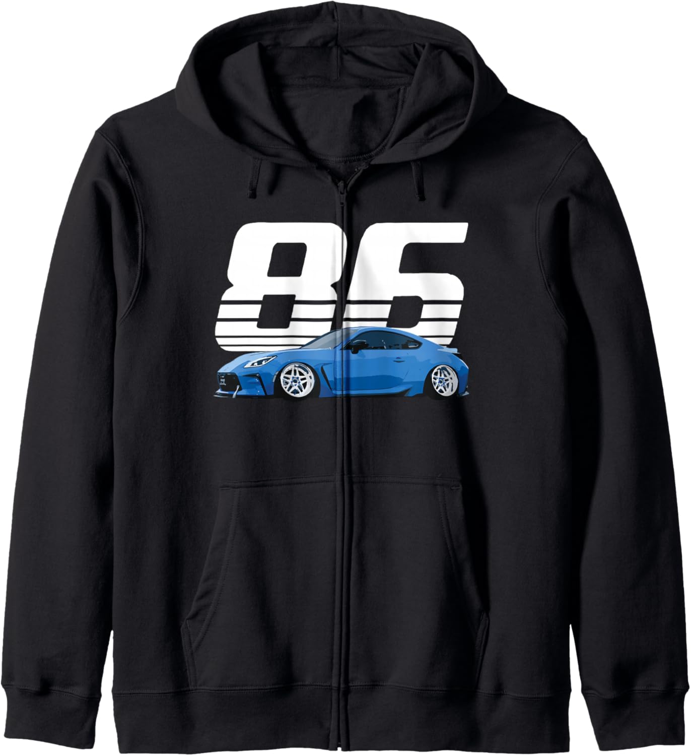 86 stanced GR Street Drifting Race DK Tsuchiya anime Zip Hoodie