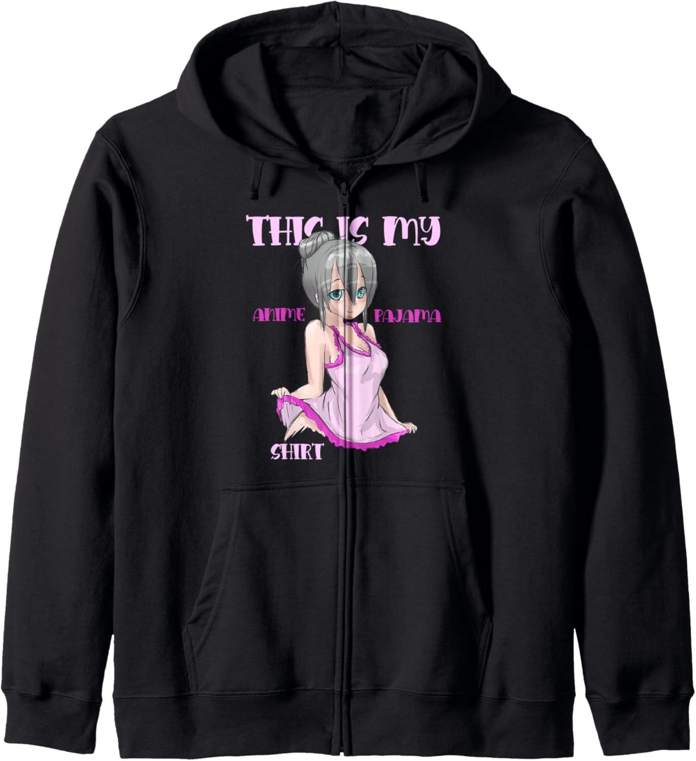Anime Pink Graphics Shirt This Is My Anime Pajama Hoodie