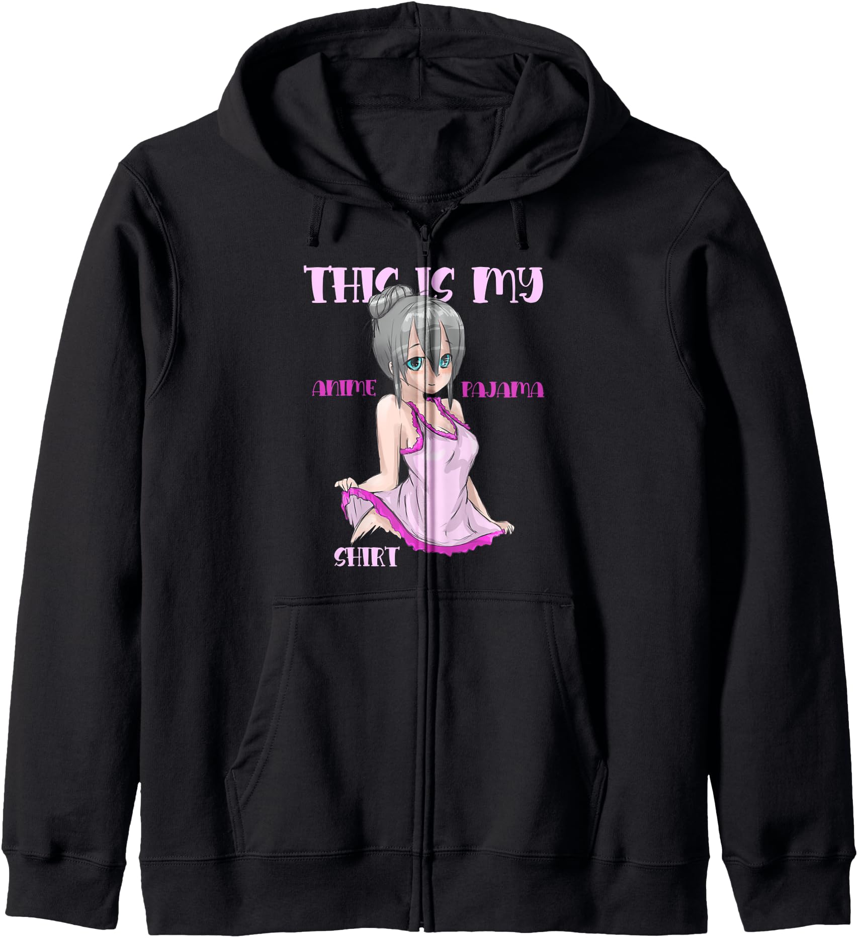 Anime Pink Graphics Shirt This Is My Anime Pajama Hoodie