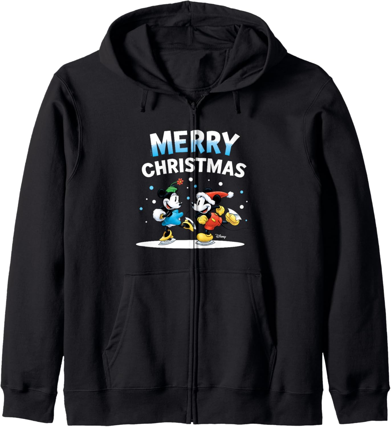 Disney - Mickey Minnie Merry Christmas Zip Hoodie