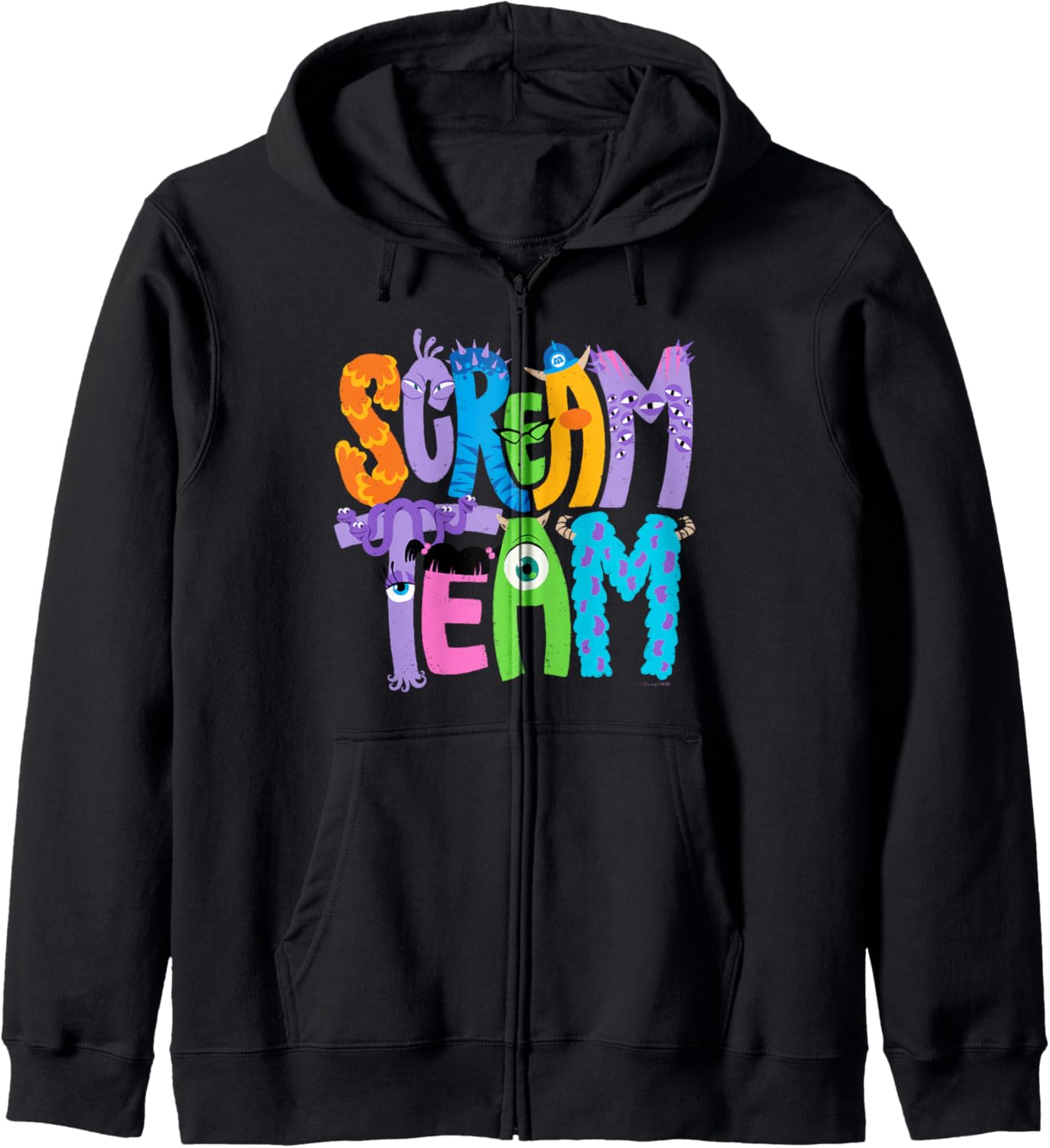 Disney and Pixar\u2019s Monsters, Inc. Scream Team Halloween Zip Hoodie