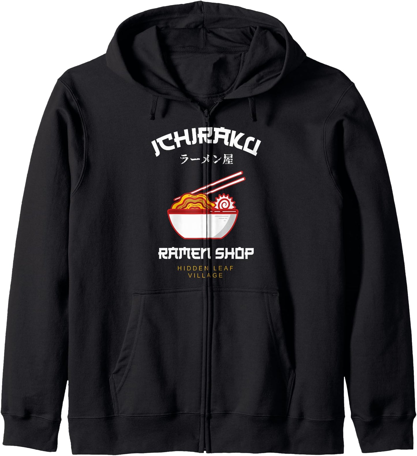 Ichiraku Ramen Shop Hidden Leaf Village Japanese Anime Zip Hoodie