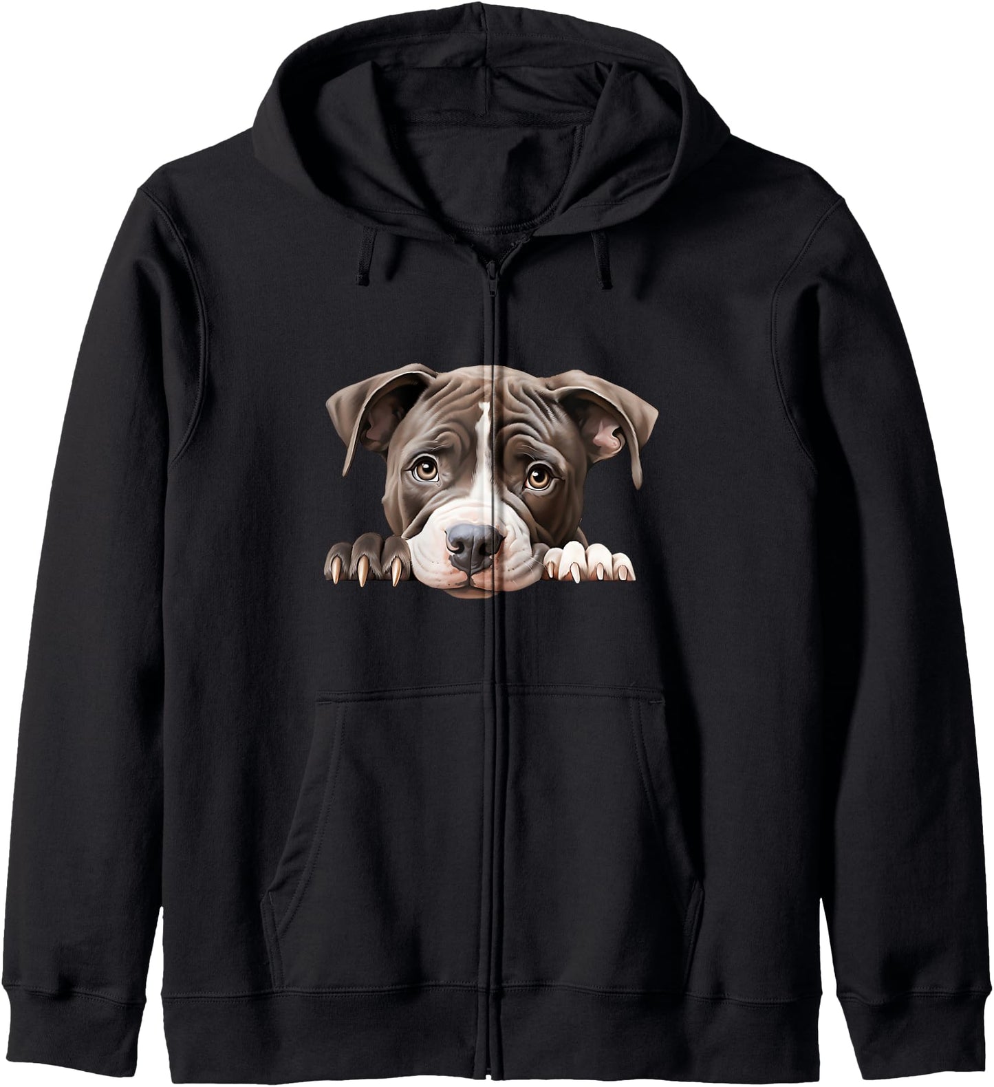 American Pit Bull Pride: Unleashing Style and Strength Zip Hoodie