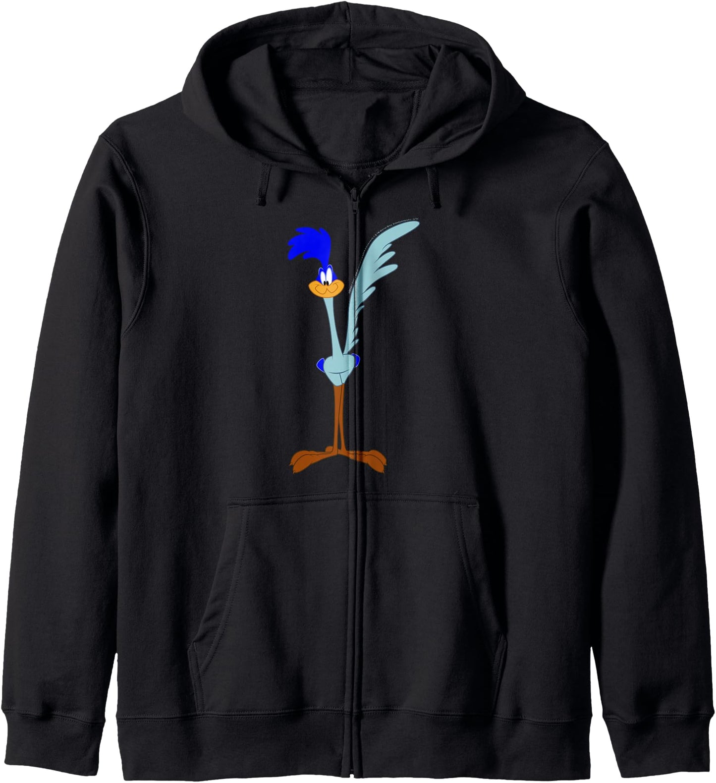 Looney Tunes Road Runner Simple Portrait Zip Hoodie