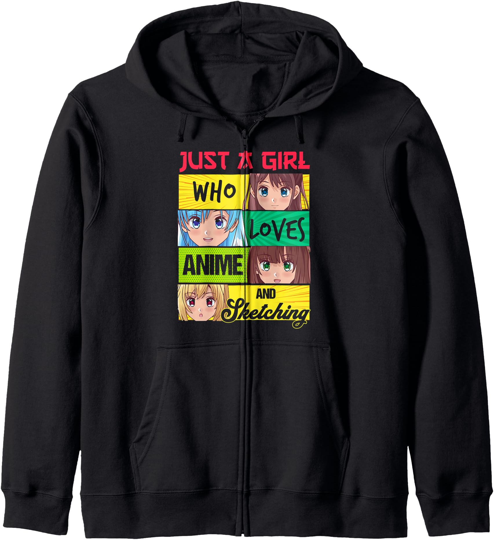 Just a girl who loves anime and sketching Teen Hoodie