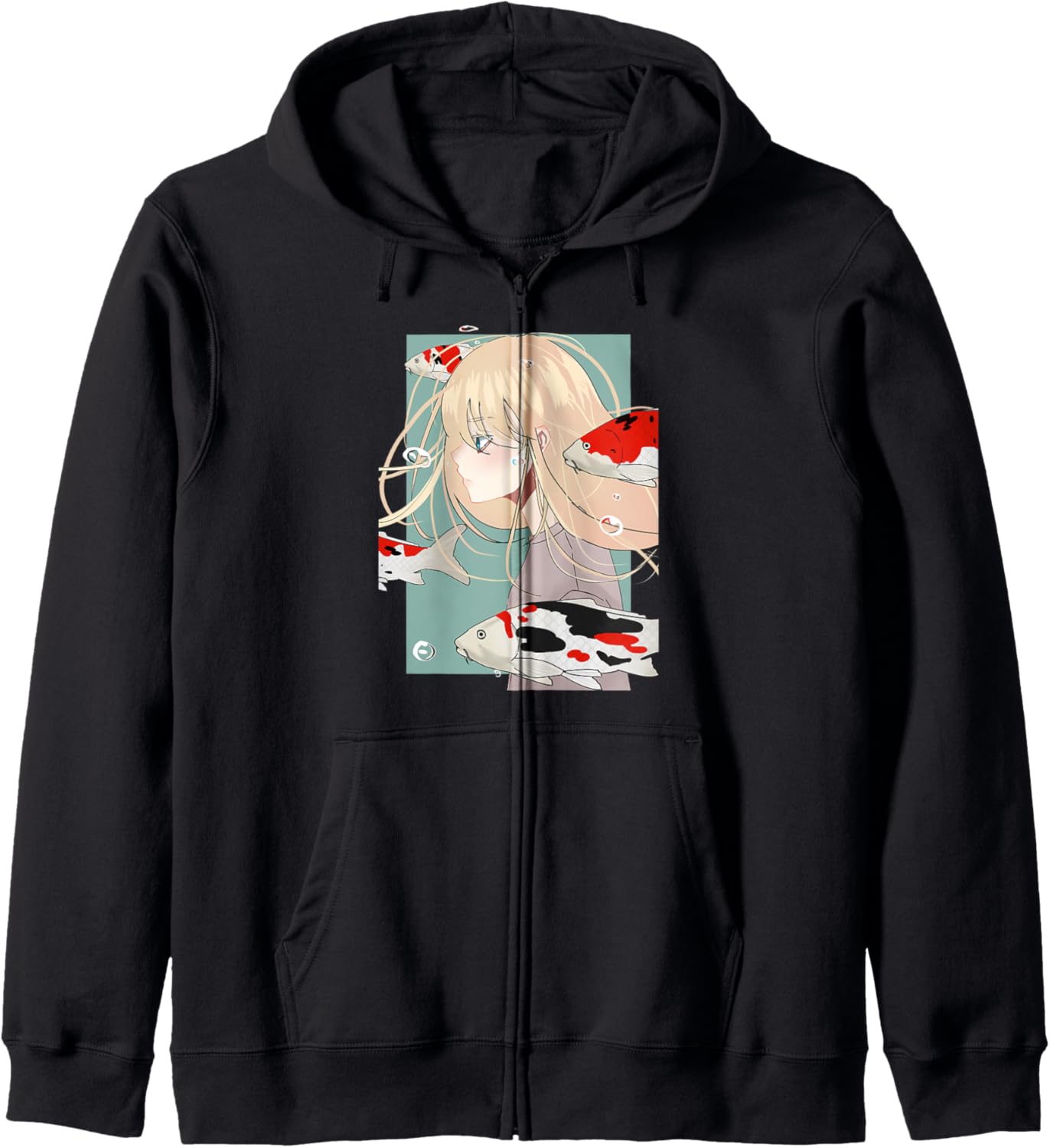 Anime Girl Japanese Aesthetic anime Otaku Hoodie