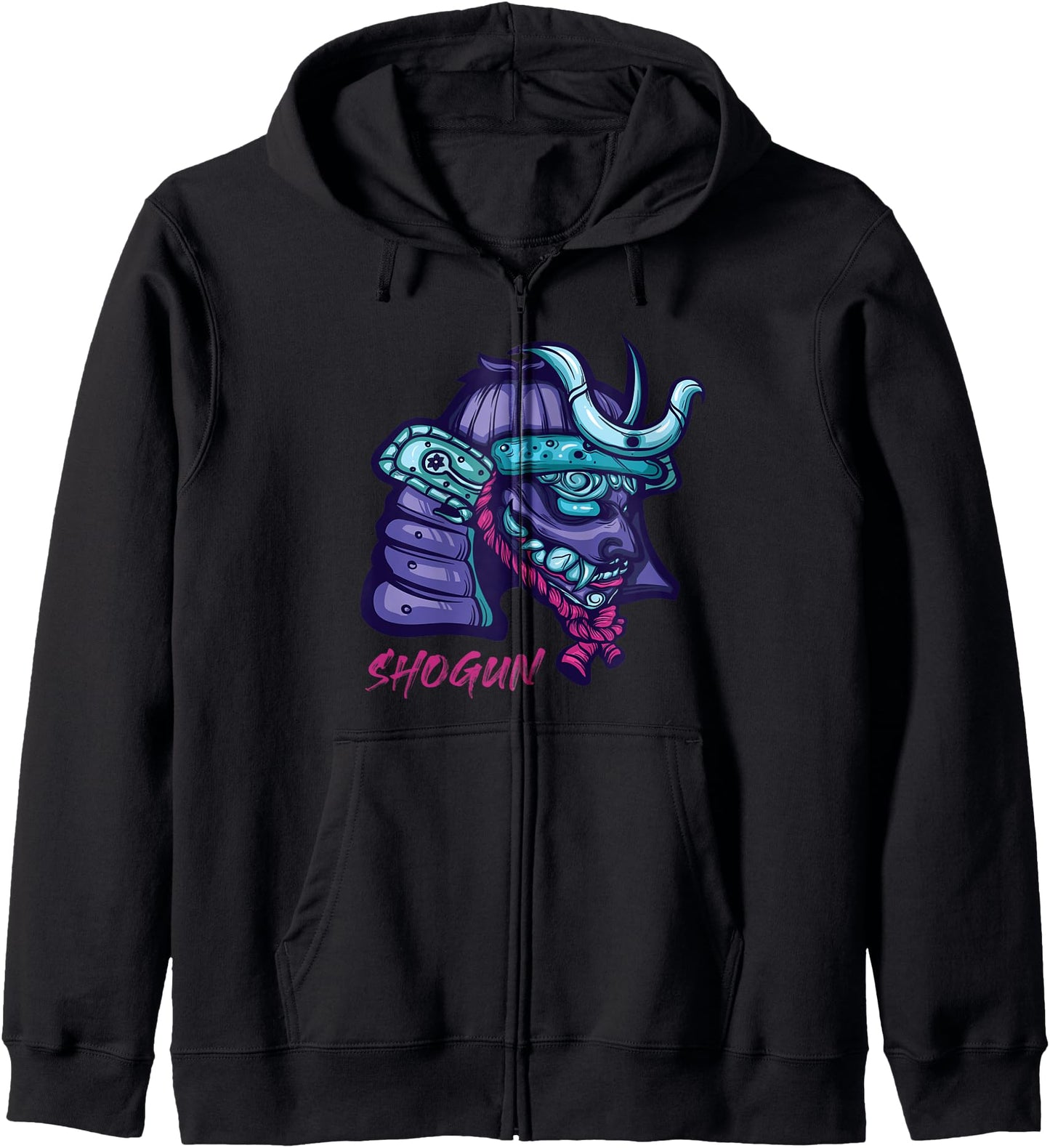 Shogun Samurai Warrior Japanese Bushido Zip Hoodie