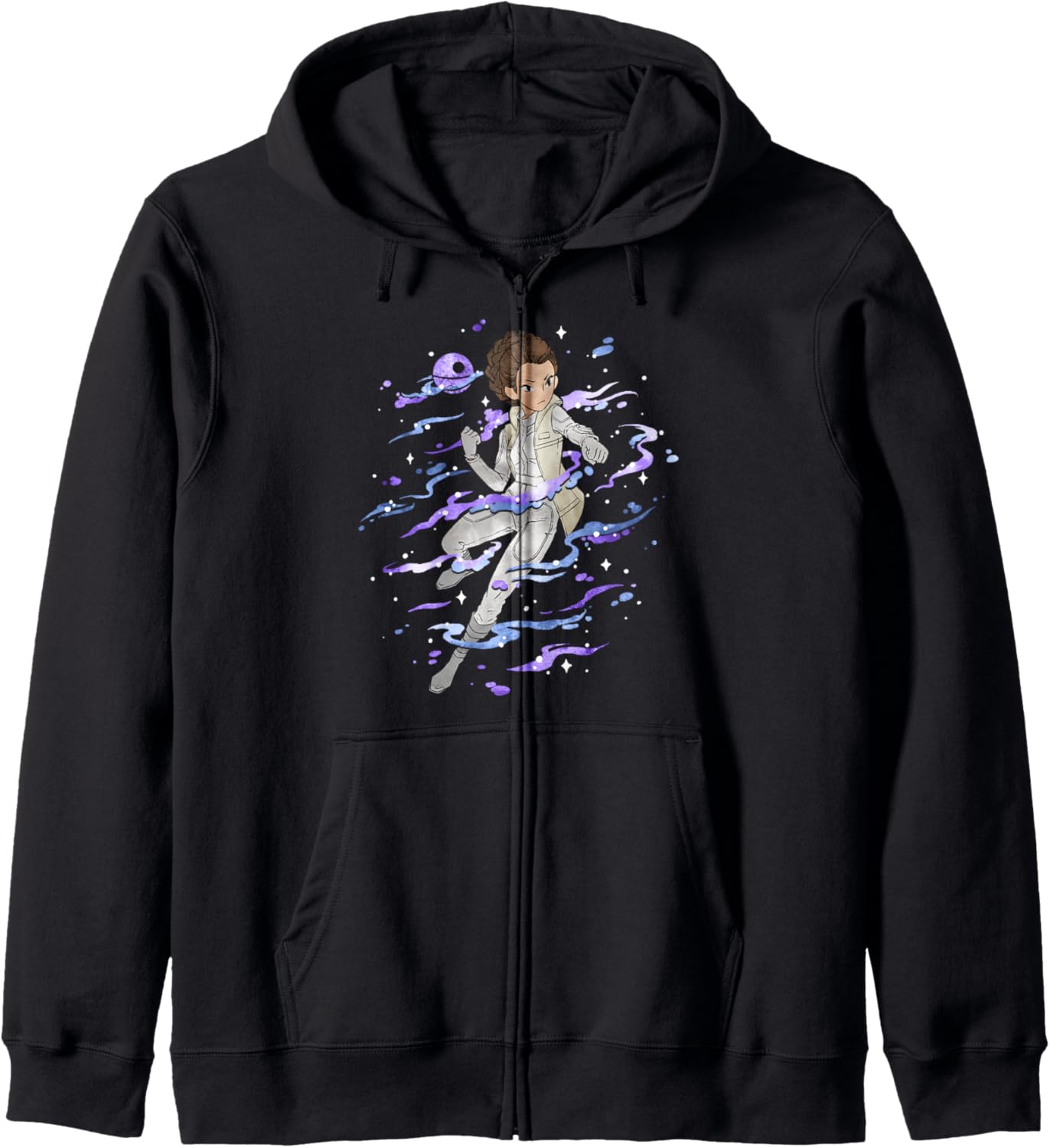 Star Wars: The Empire Strikes Back Princess Leia Anime Zip Hoodie