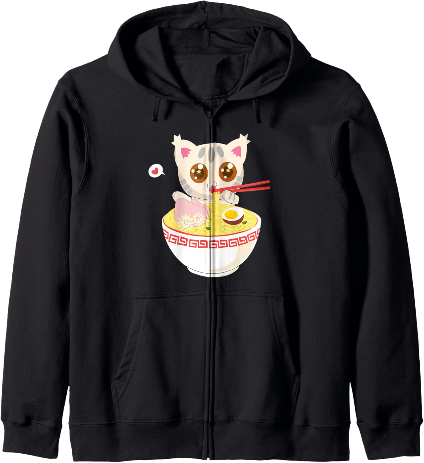 Cute Ramen Cat Korean Clothes Teen Girls Japanese Korean Hoodie