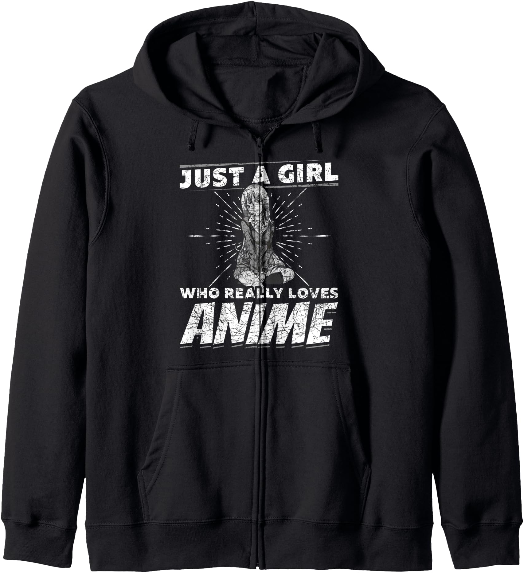 Otaku Women Kawaii Manga Just A Girl Who Really Loves Anime Hoodie