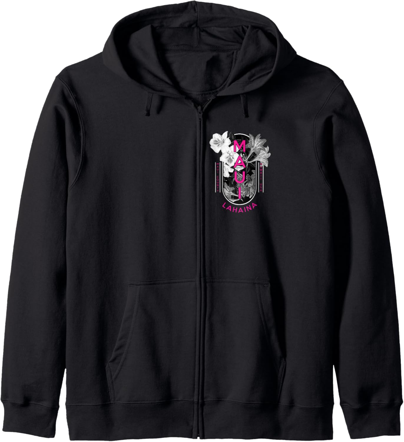 Hawaii Lahaina Maui Zip Hoodie