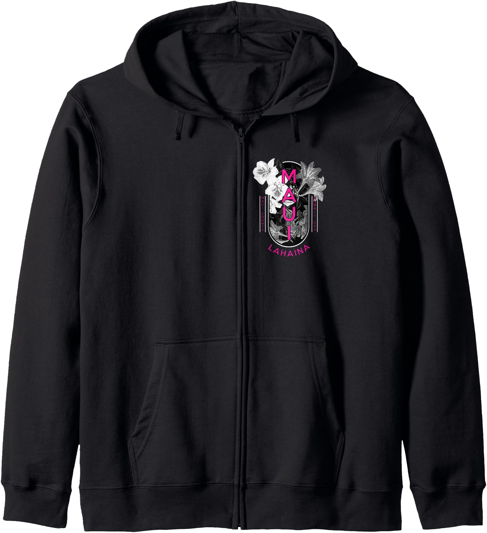 Hawaii Lahaina Maui Zip Hoodie