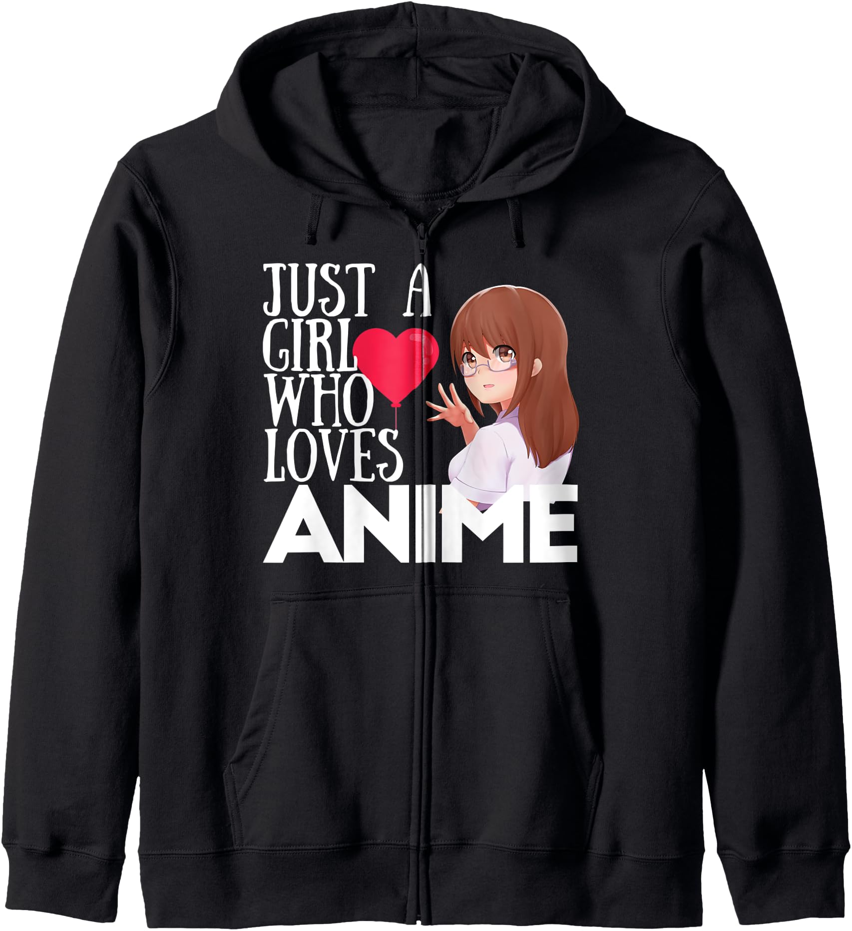 Just A Girl Who Loves Anime Tee Anime Girl Hoodie