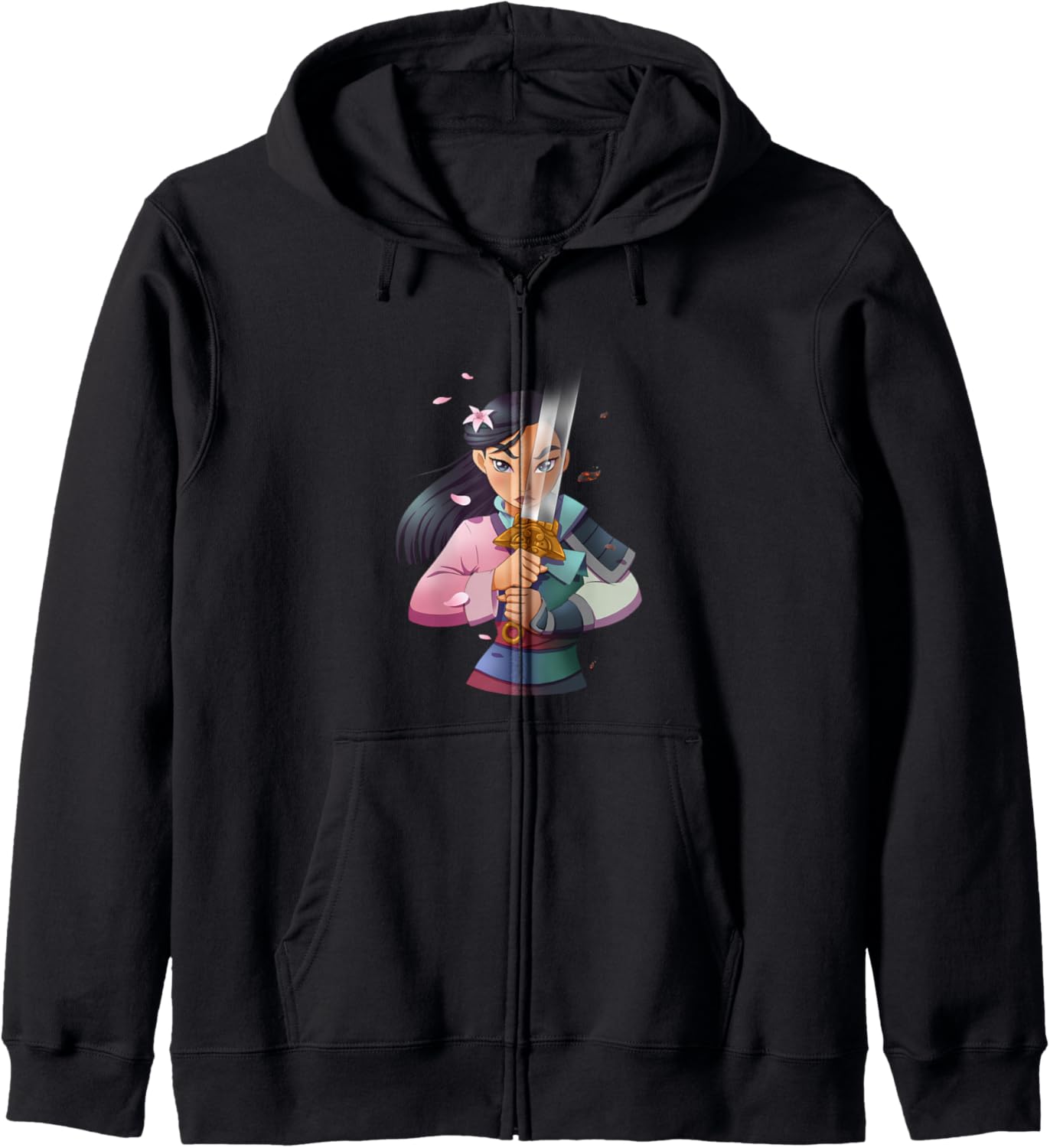 Disney Mulan Anime Style Portrait Hoodie