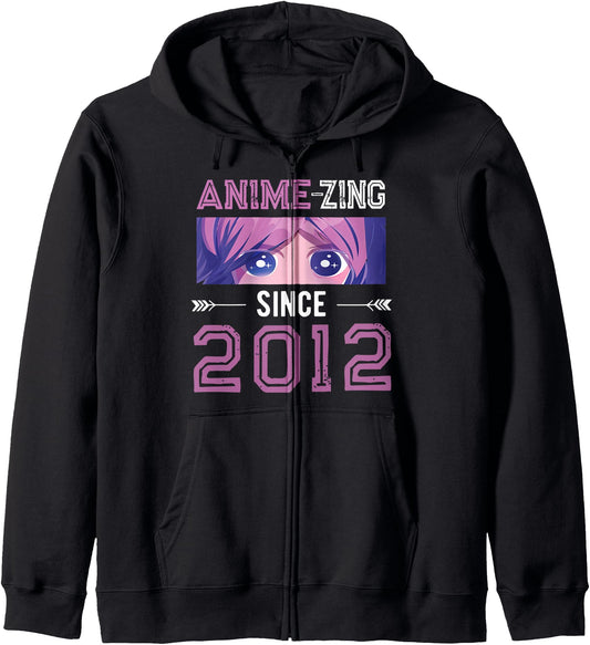 10th birthday anime amazing since 2012 kawaii anime pun Hoodie