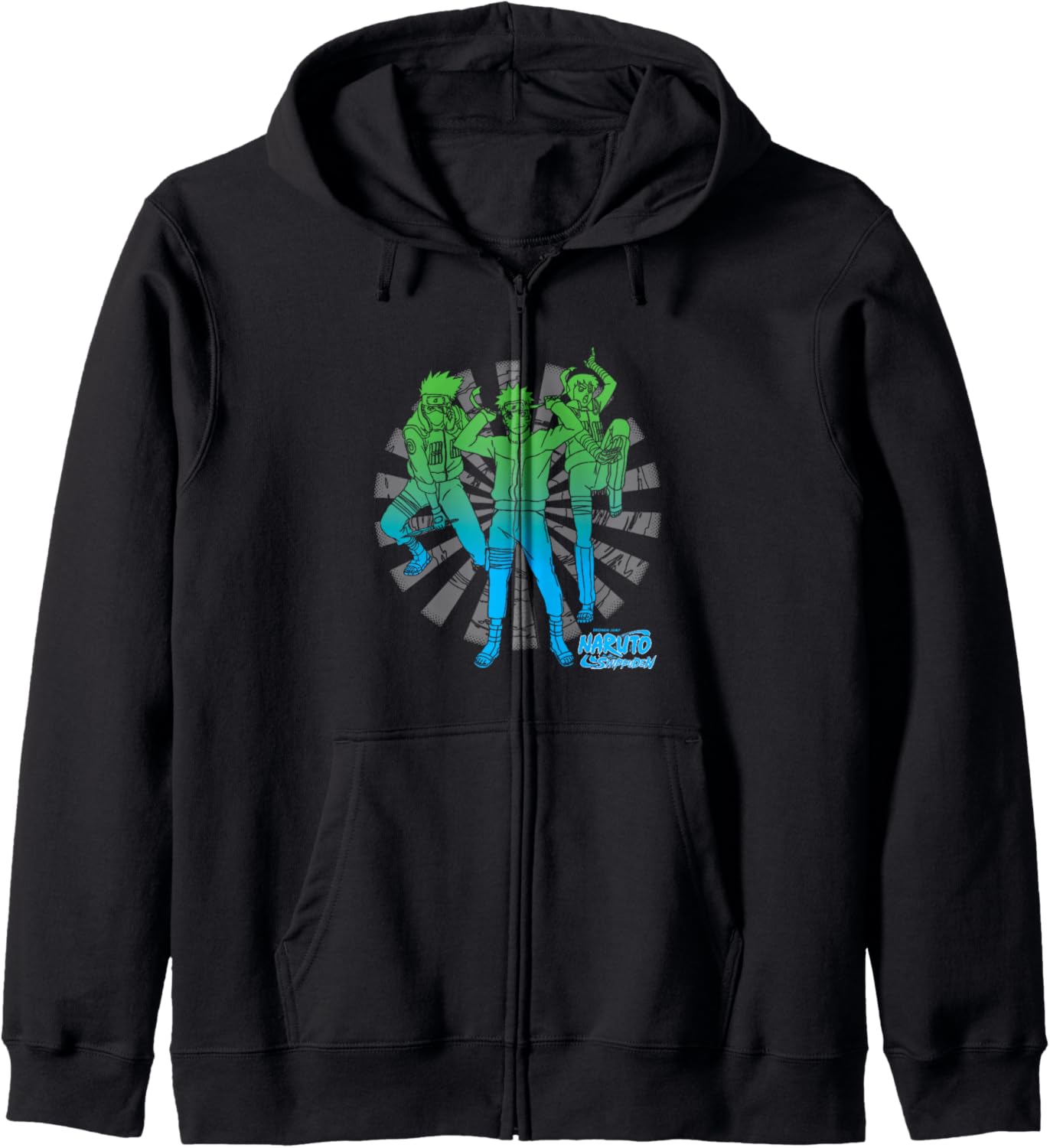 Naruto Shippuden Naruto Rock Lee Kakashi Anime Hoodie