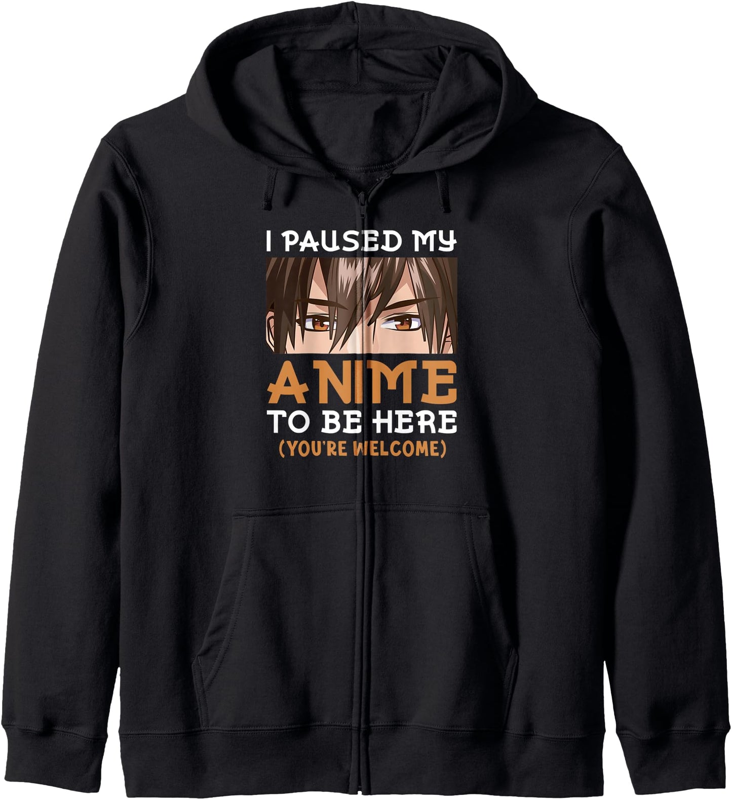 Manga Anime Teen I Paused My Anime To Be Here Otaku Anime Hoodie