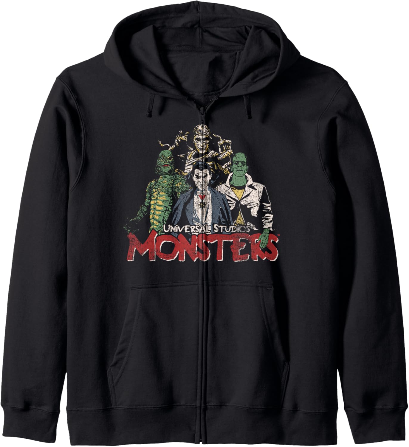 Universal Monsters Vintage Group Shot Zip Hoodie
