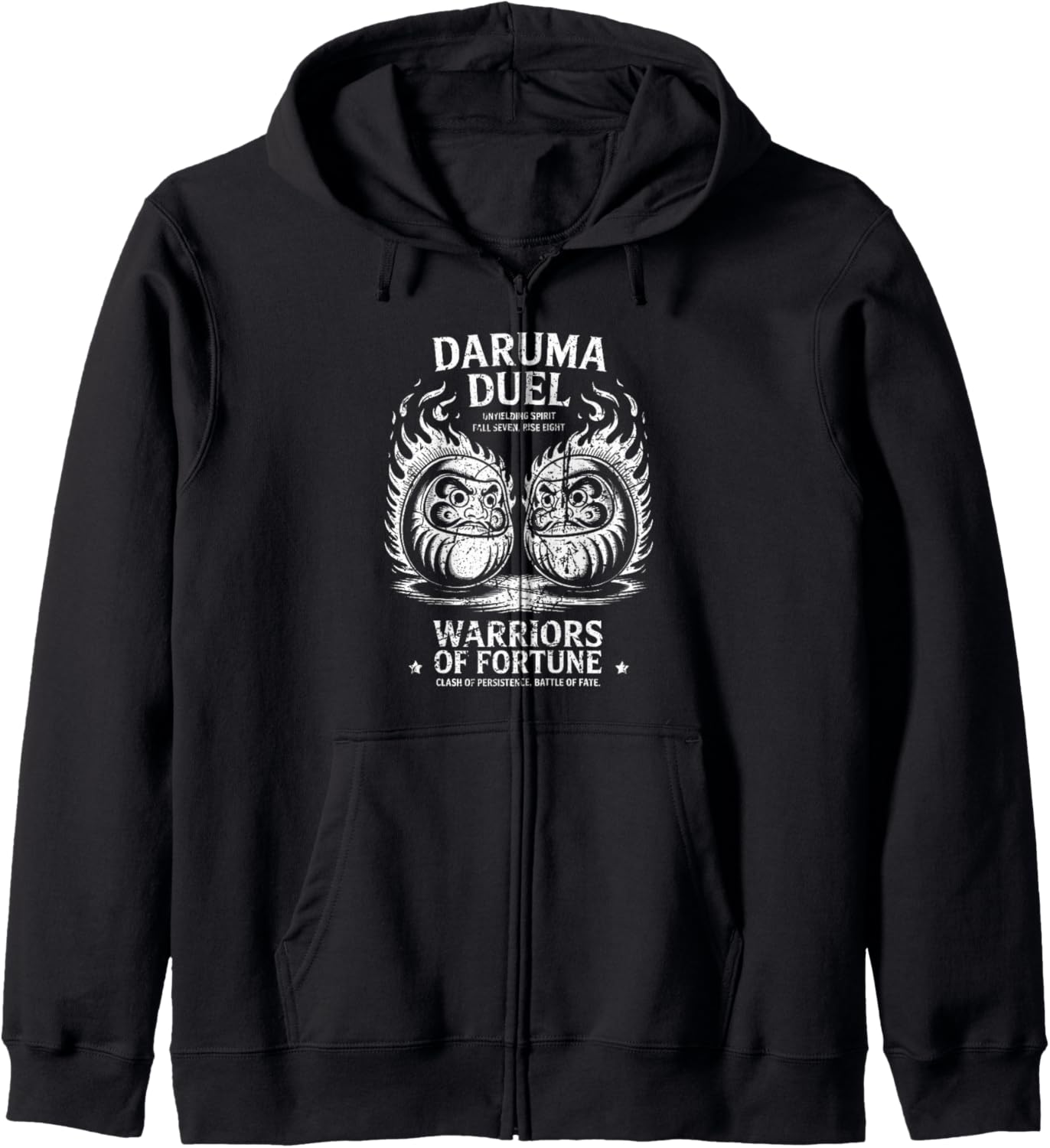 Daruma Doll Japan Souvenir Fortune Japanese Manga Anime Hoodie