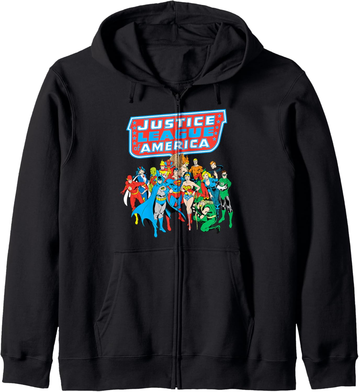 DC Comics Justice League Of America Group Shot Zip Hoodie