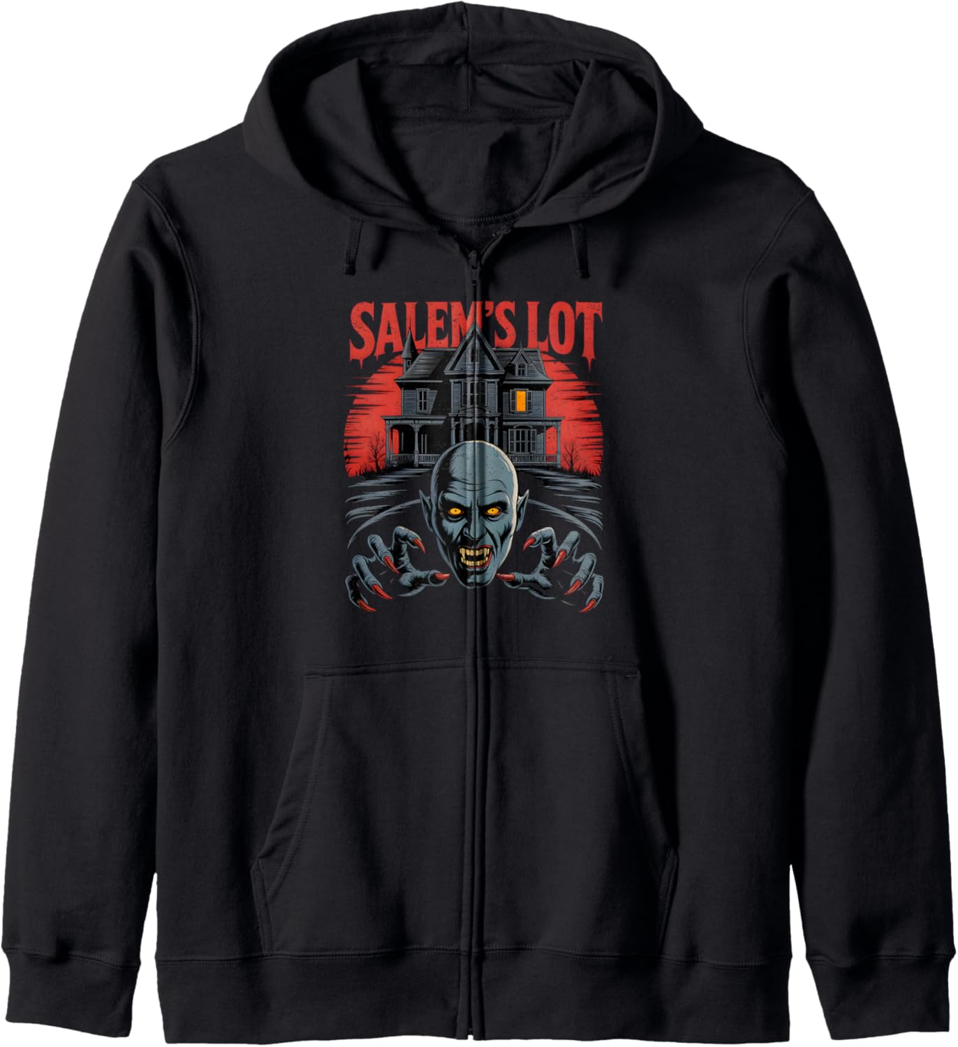 Salem's Lot Maine Vampire Zip Hoodie