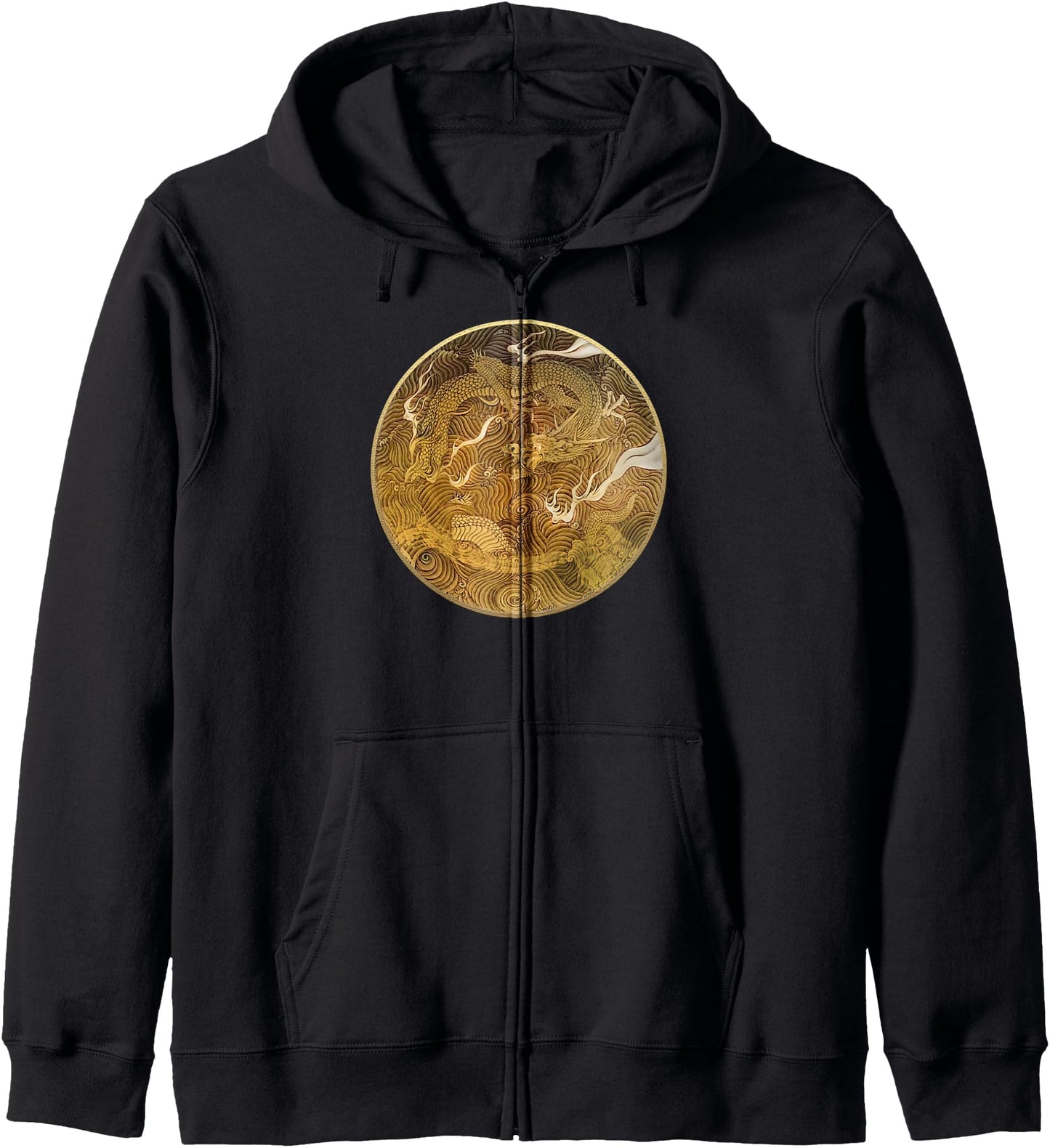 Japanese Dragon Zip Hoodie