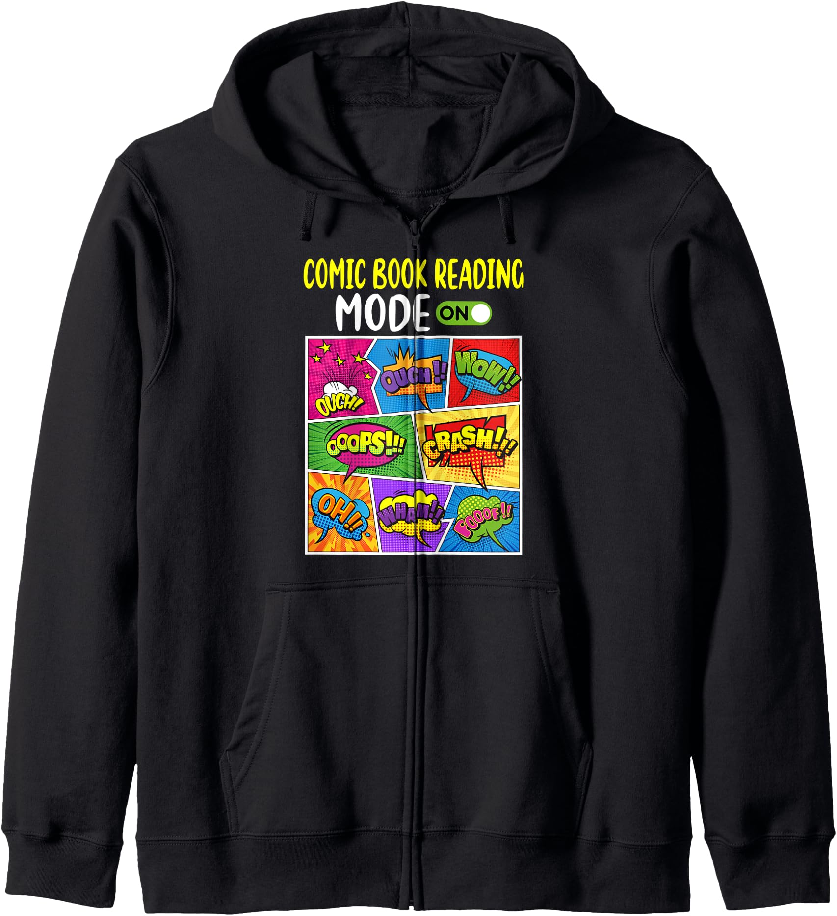 Comic Book Reading Collector Nerd Fan Anime Book Hoodie