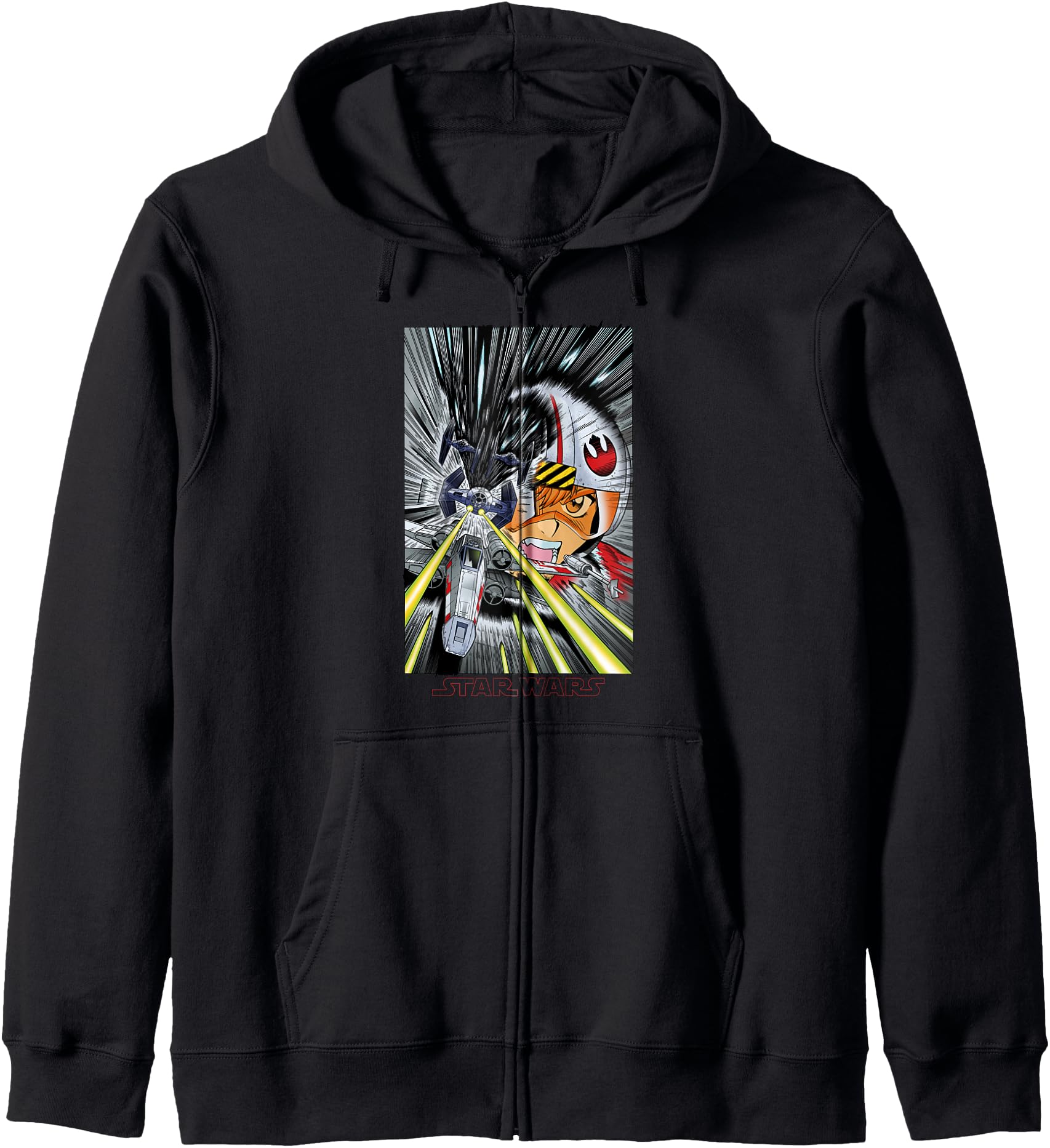 Star Wars Rebel Pilot Anime Poster Hoodie