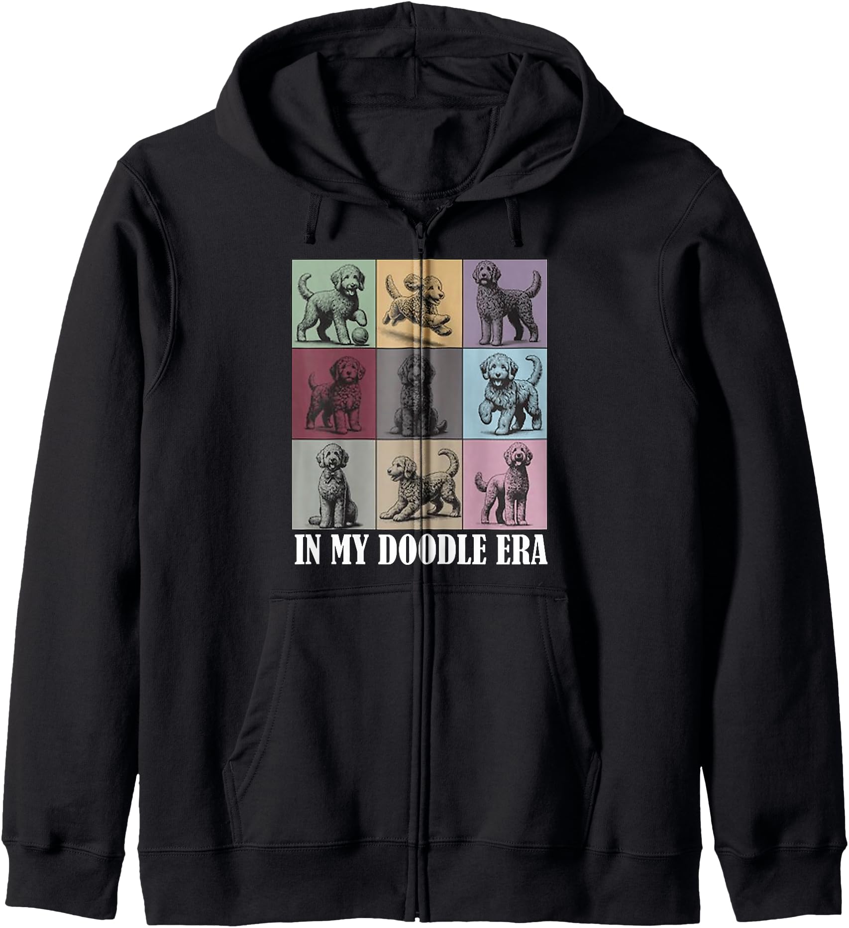 funny Dog Lovers Quote In My Golden Doodle Era Cool Women Zip Hoodie