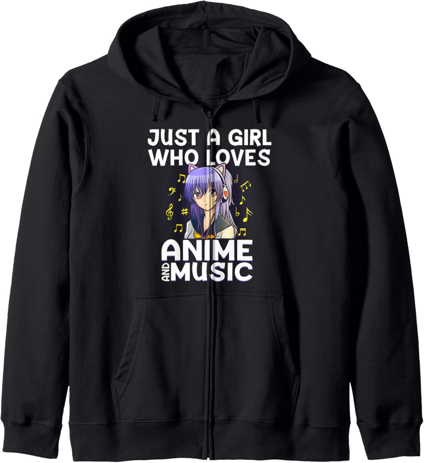 Anime Art For Women Teen Girls Anime Merch Music Anime Lover Hoodie