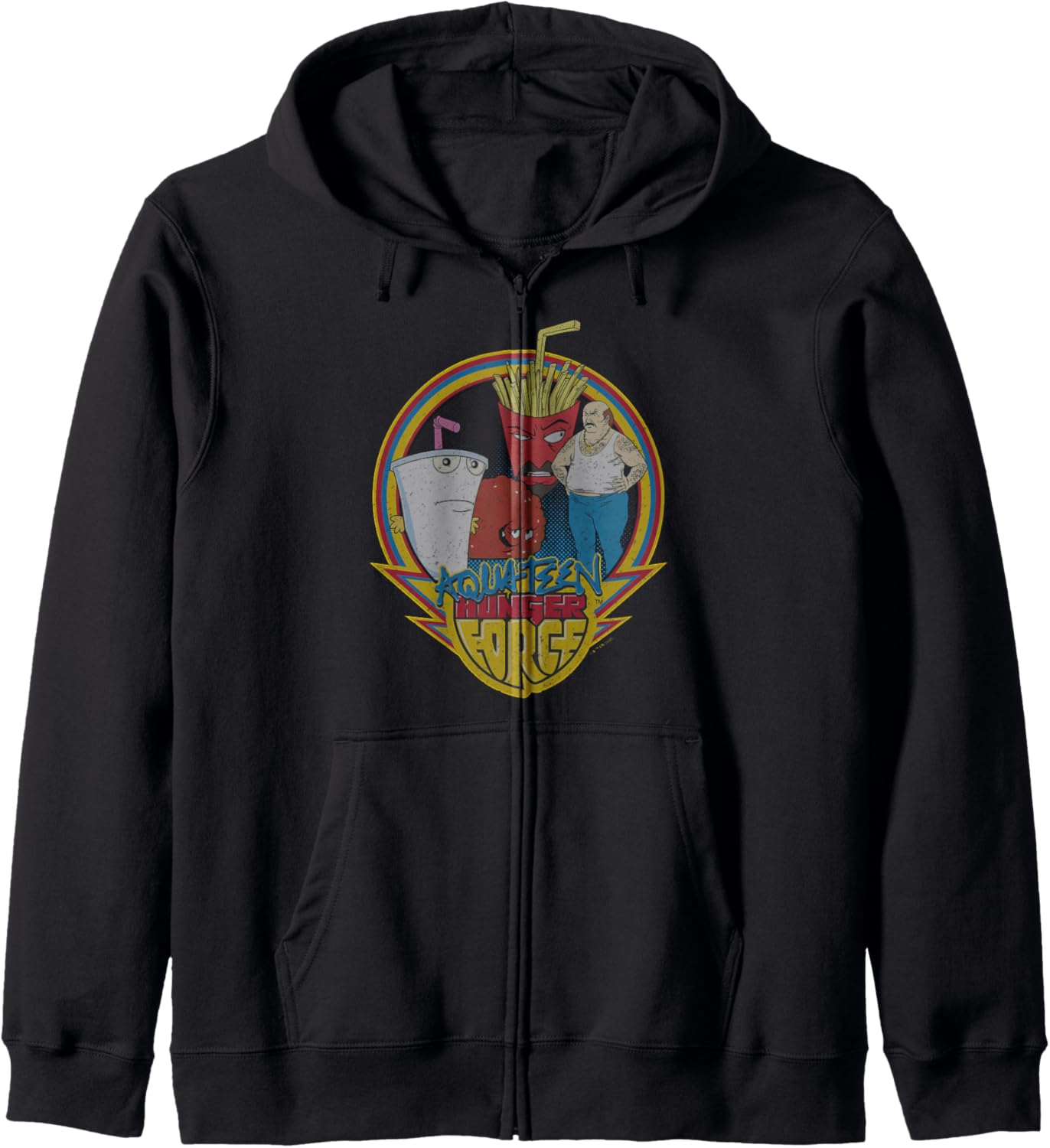 Aqua Teen Hunger Force Group Shot Box Up Zip Hoodie