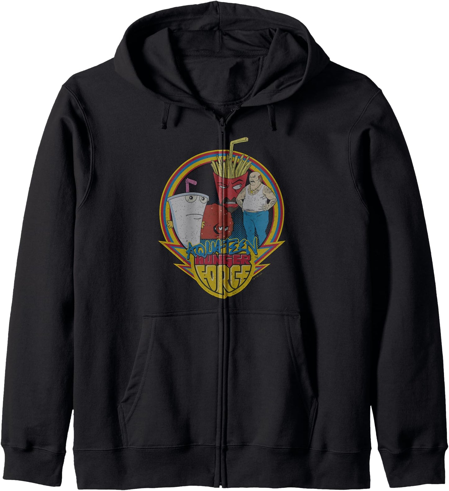 Aqua Teen Hunger Force Group Shot Box Up Zip Hoodie