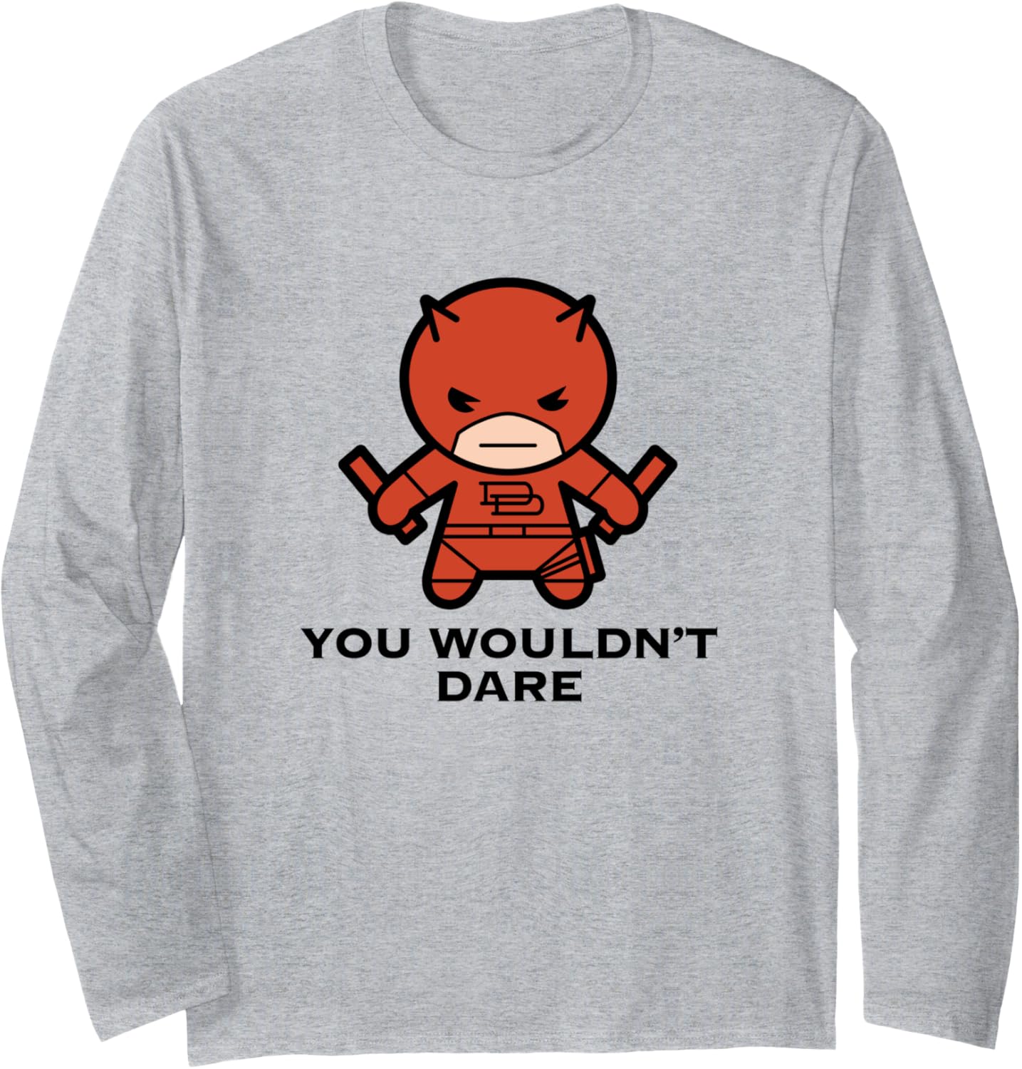 Marvel Kawaii You Wouldn't Dare Chibi Daredevil Portrait Long Sleeve