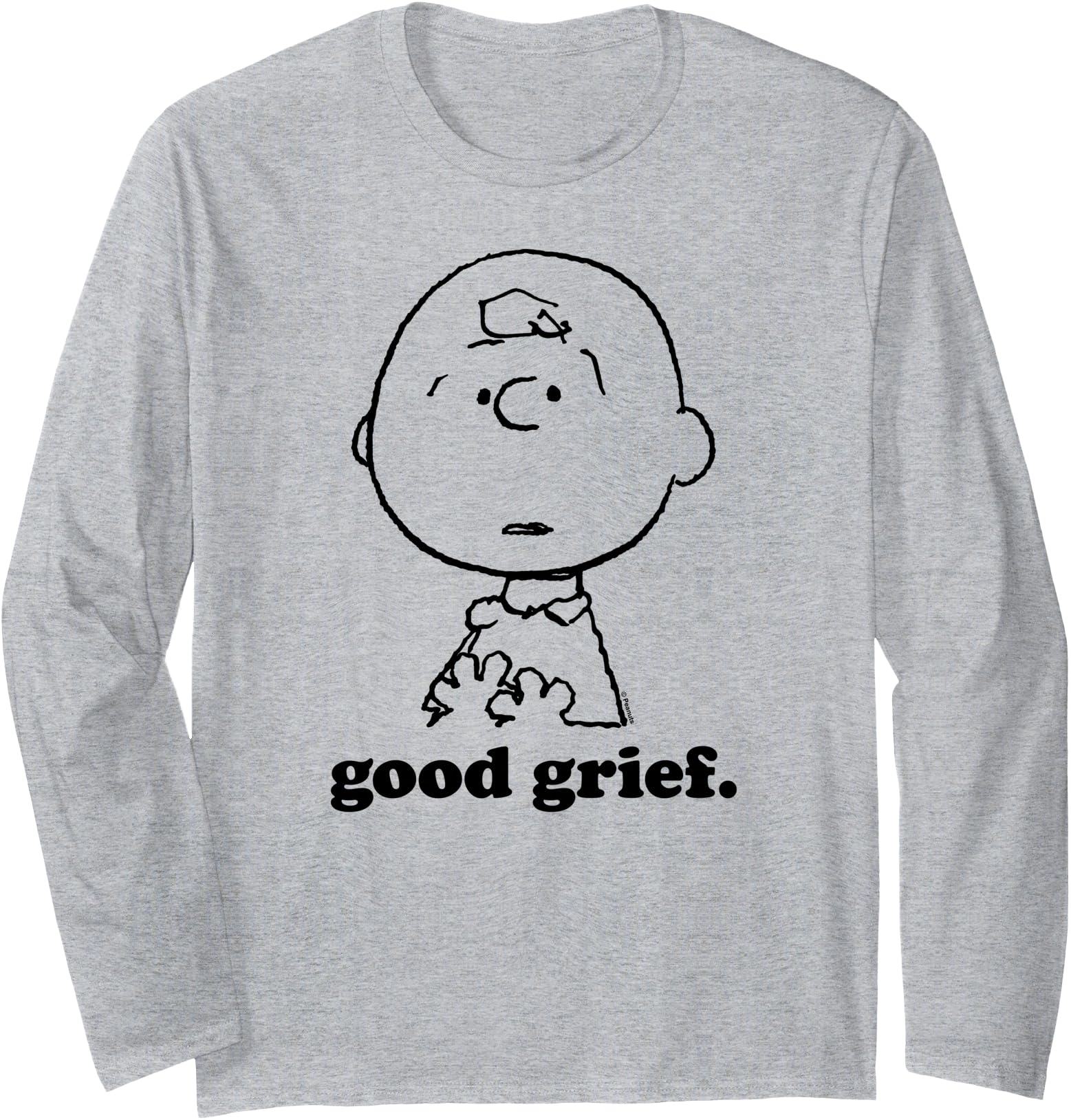 Peanuts - Good Grief Charlie Brown Face Long Sleeve