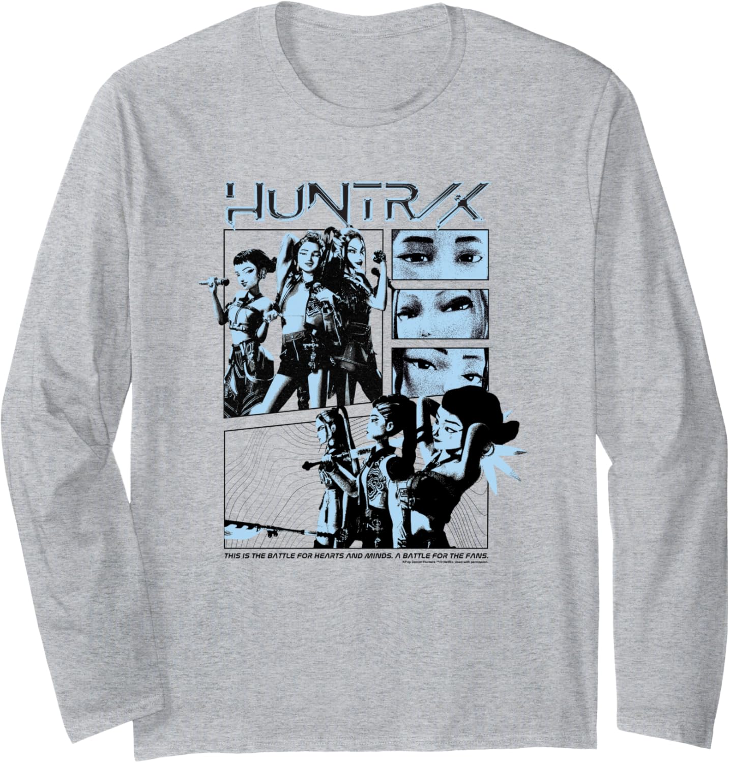 Kpop Demon Hunters Halloween Huntrix A Battle for The Fans Long Sleeve