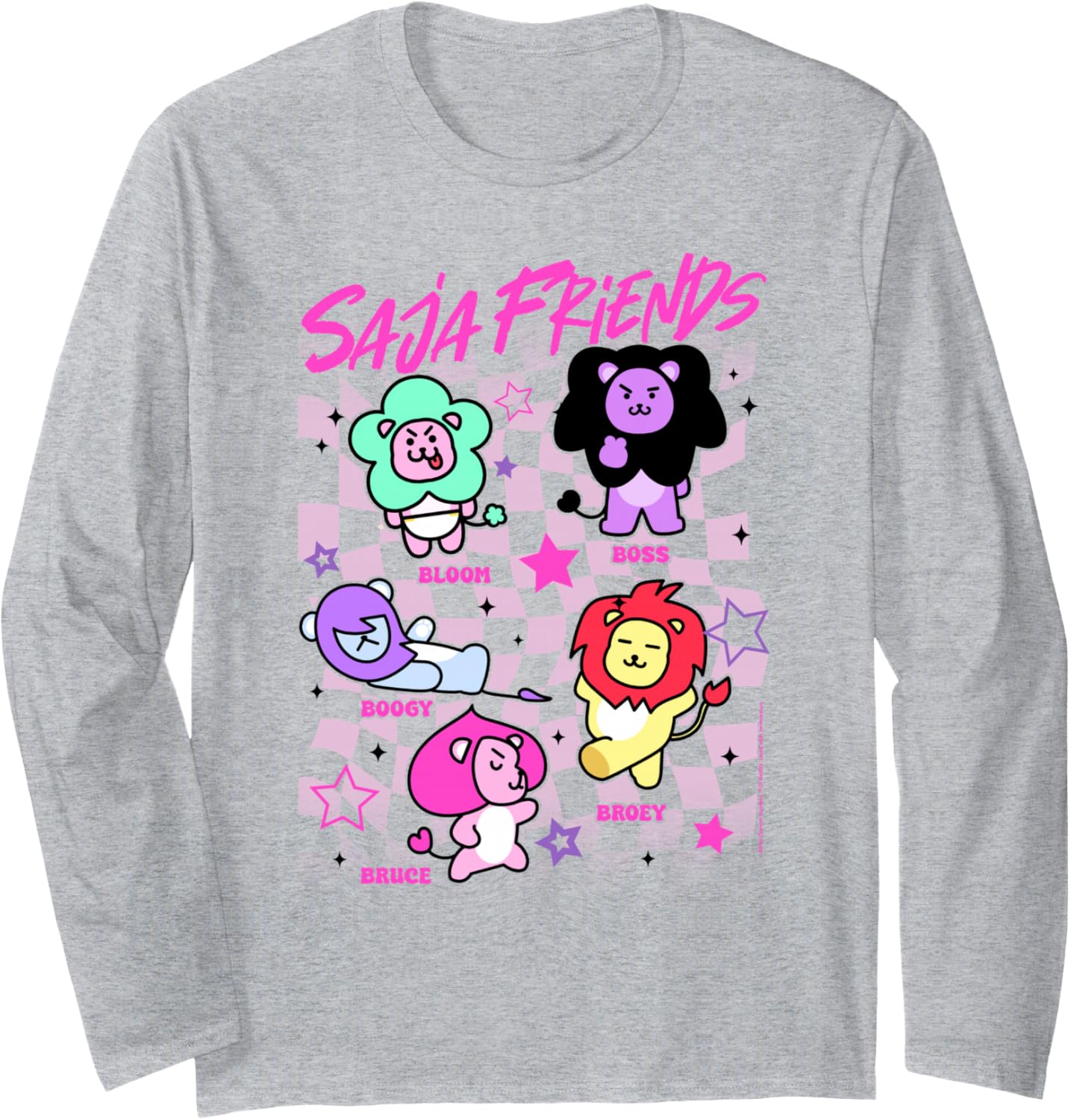 Kpop Demon Hunters Halloween Saja Friends Poster Long Sleeve
