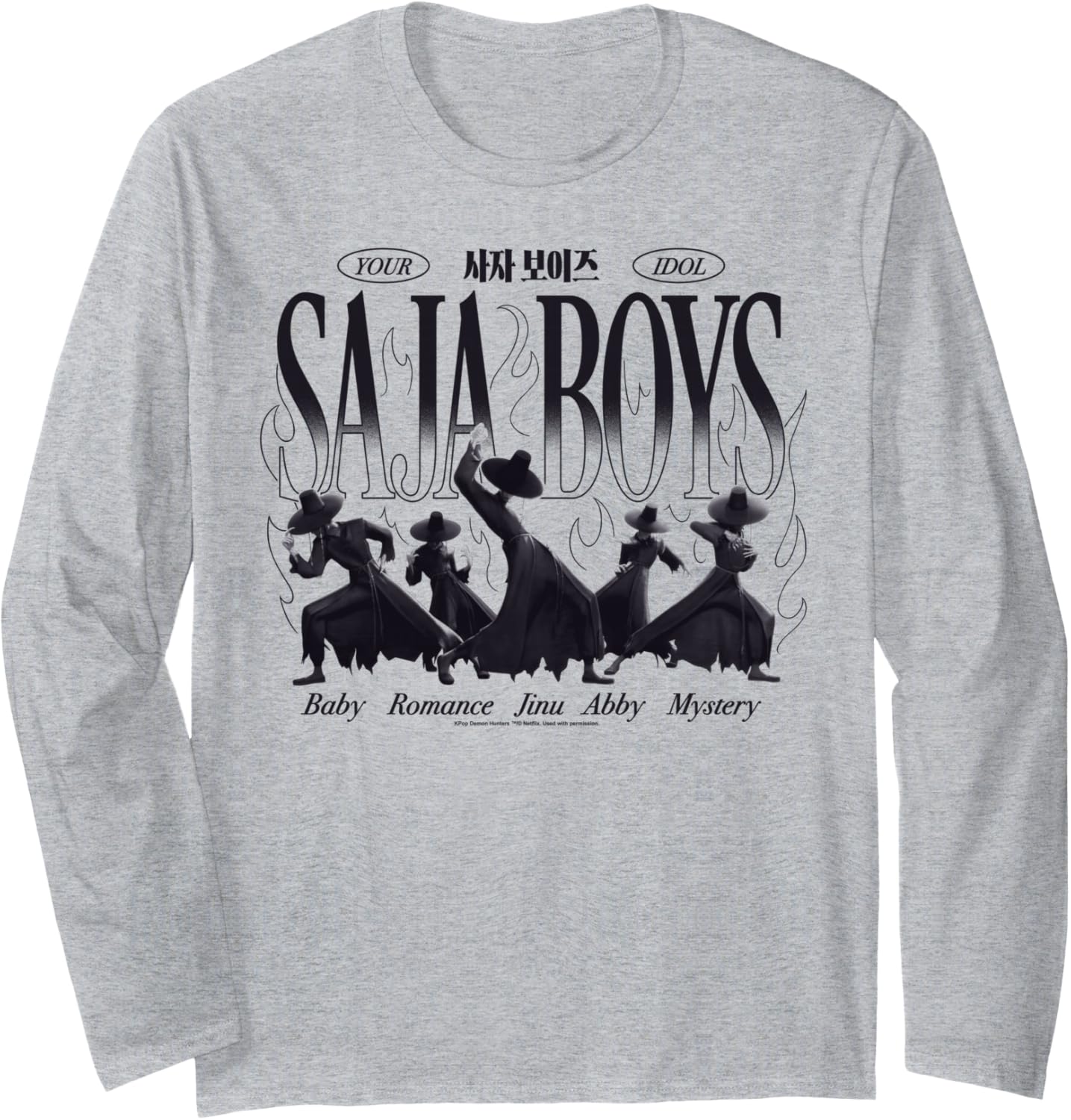 Kpop Demon Hunters Halloween Saja Boys Your Idol Demon Forms Long Sleeve
